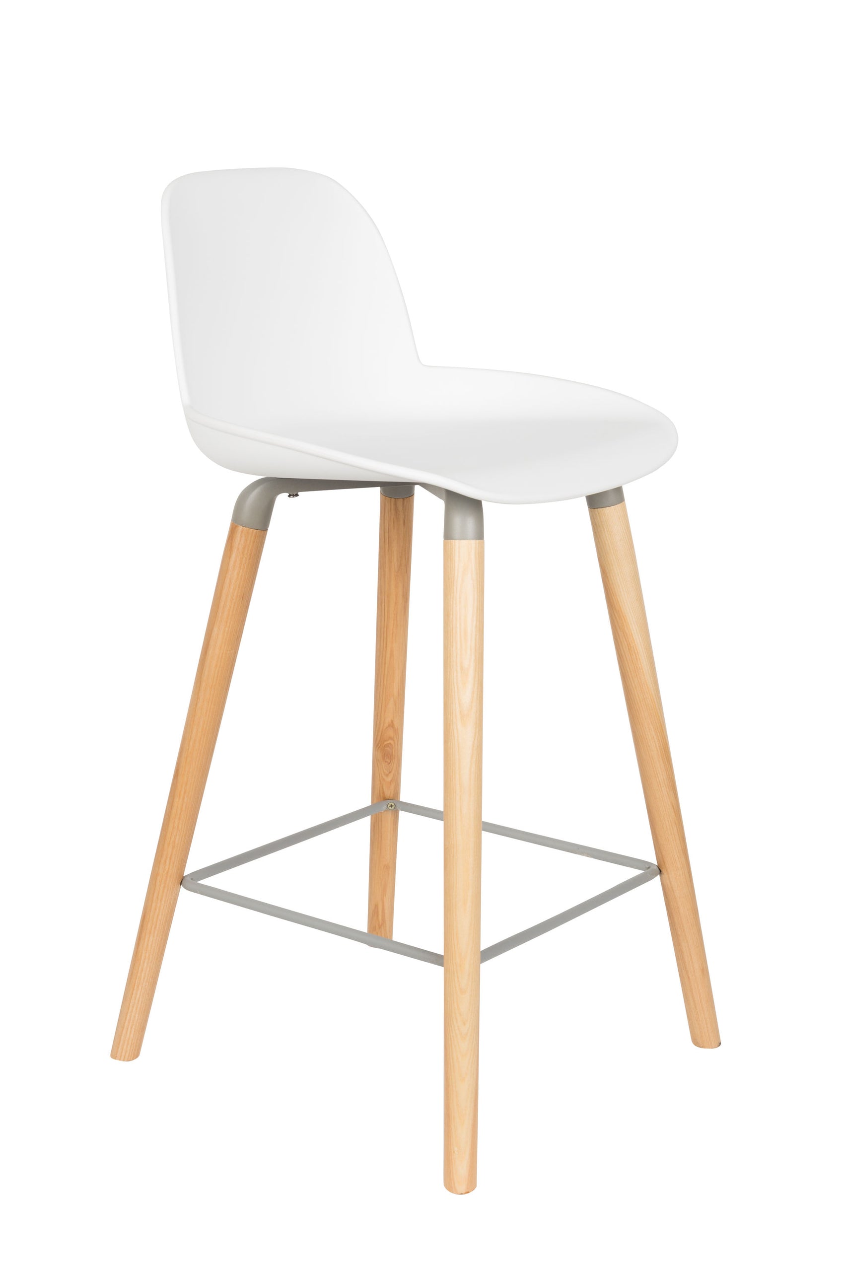 Zuiver Set of 2 Albert Kuip White Counter Stool