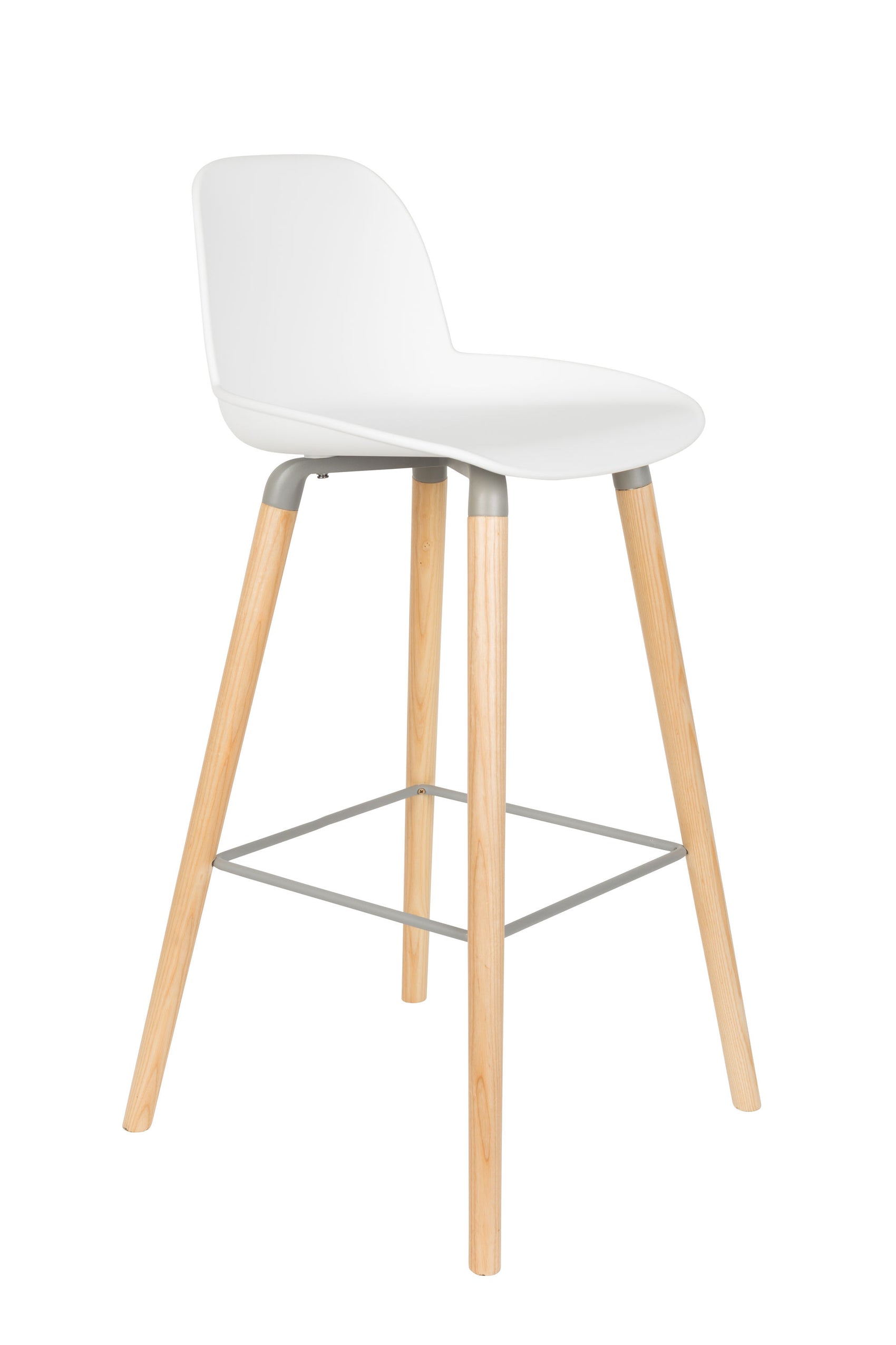 Zuiver Set of 2 Albert Kuip White Bar Stool