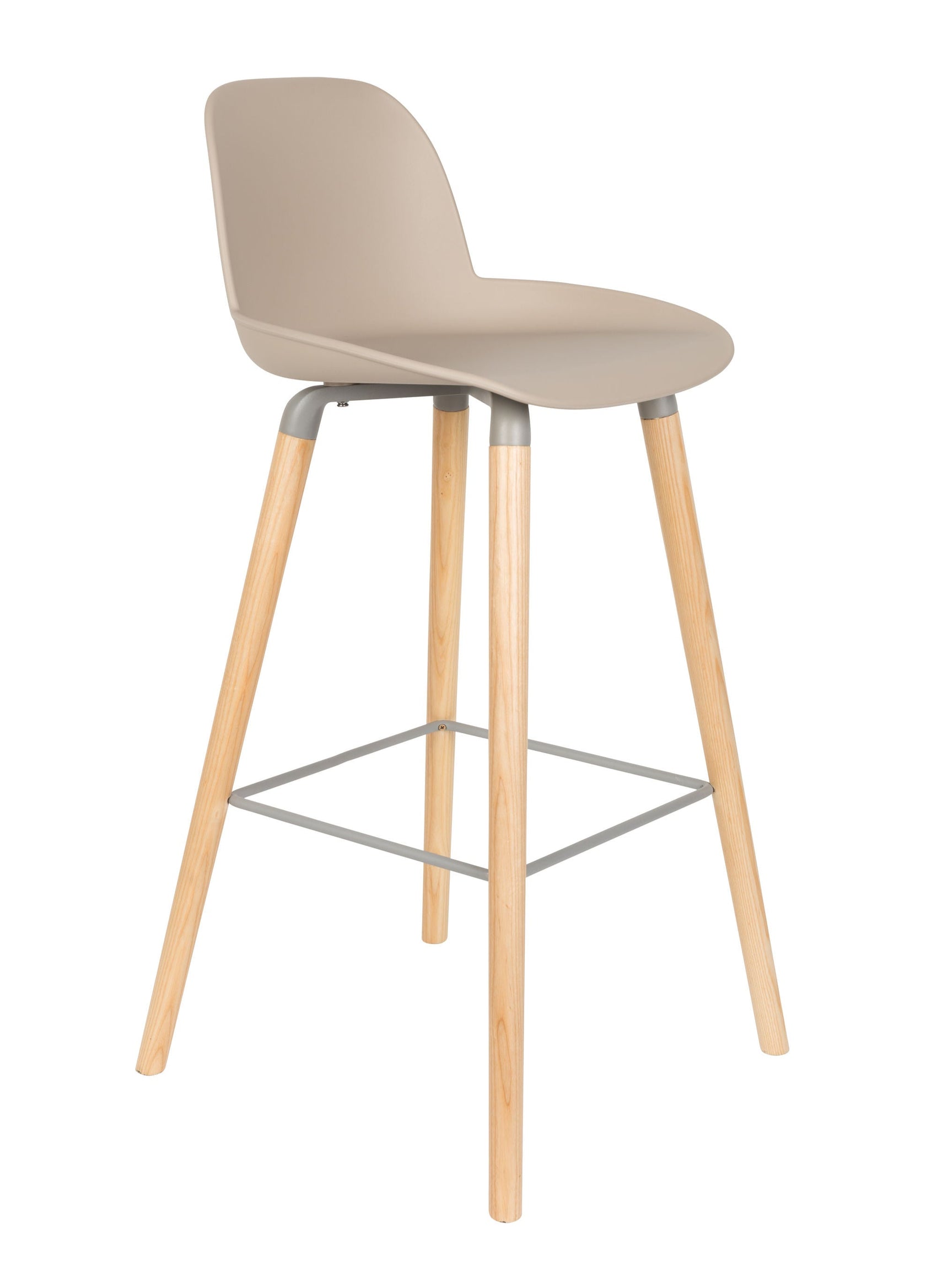 Zuiver Set of 2 Albert Kuip Taupe Bar Stool