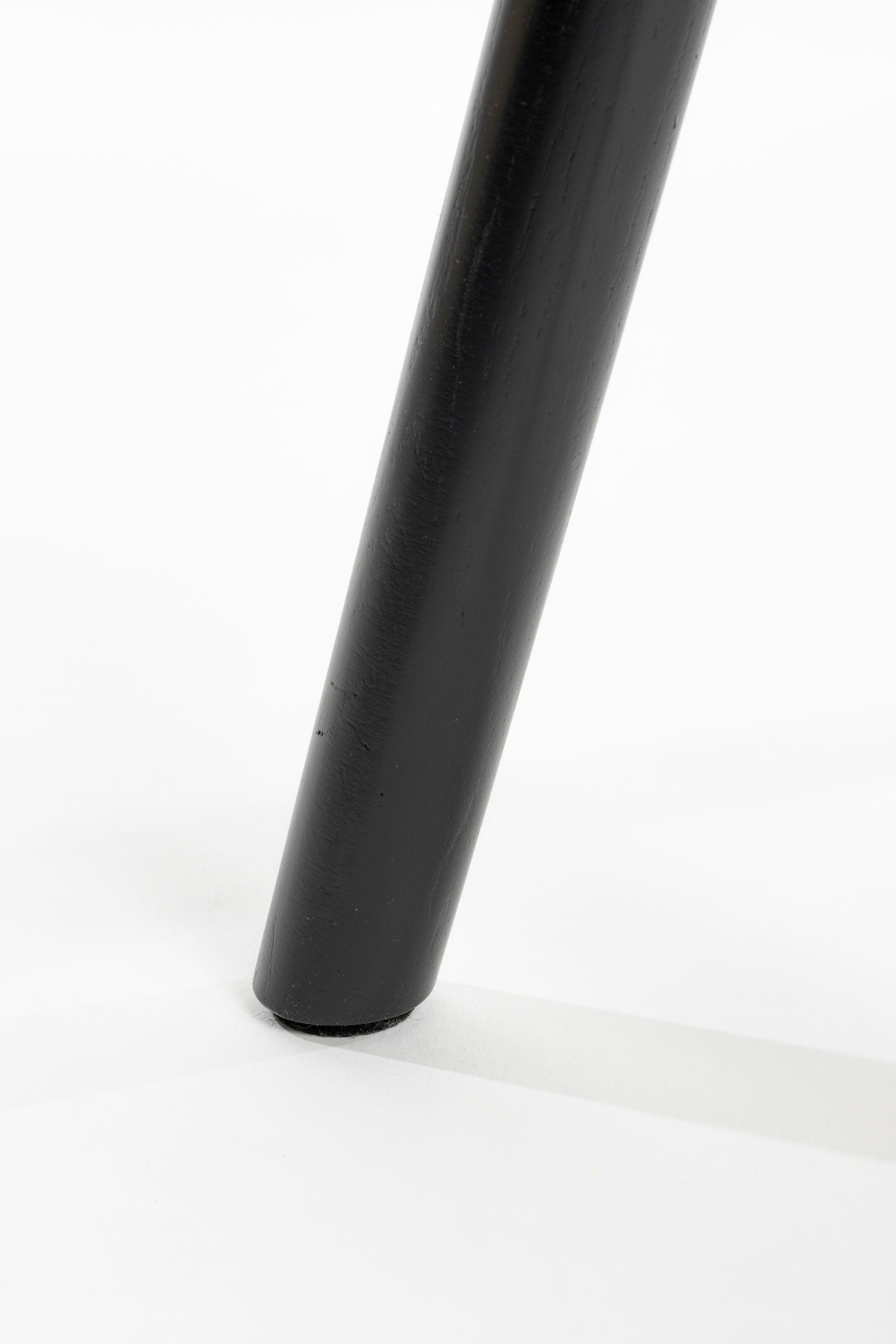 Vander Black Oak Wood Counter Stool