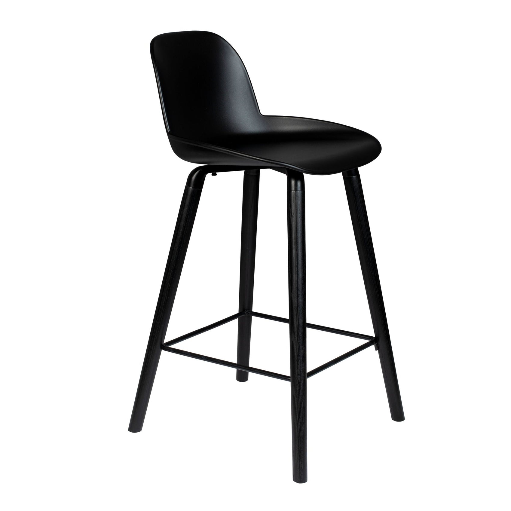 Zuiver Set of 2 Albert Kuip All Black Counter Stool