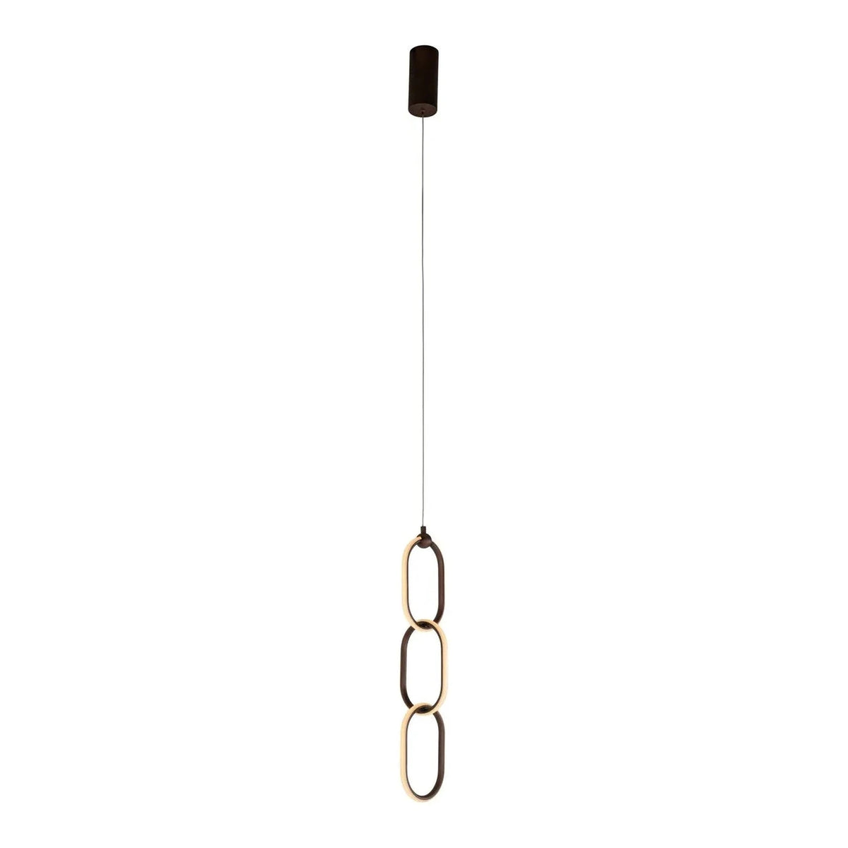 Richmond Interiors Art Deco Lacey Bronze Link Chandelier