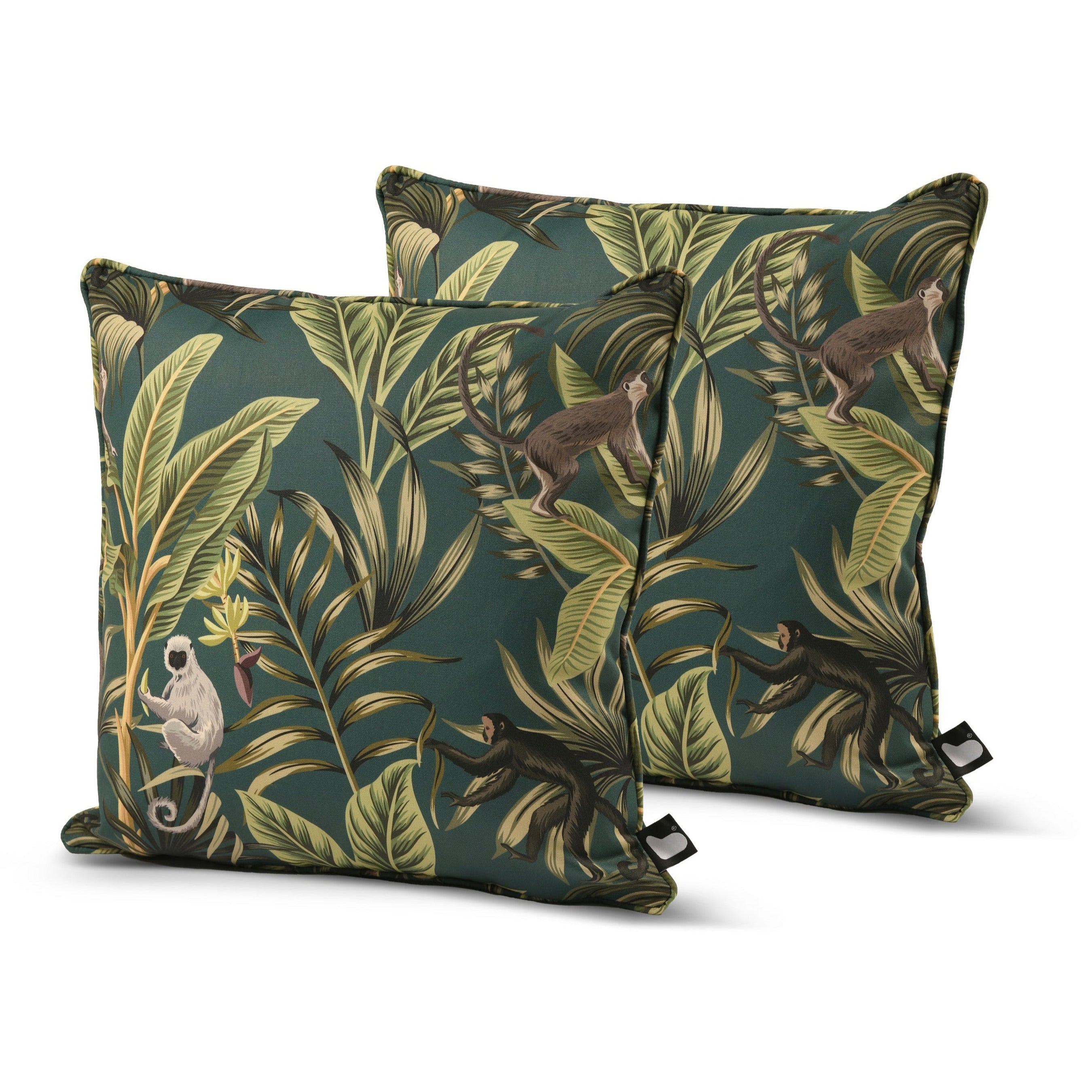 Outdoor Square B-Cushion Monkey | Pack of 2