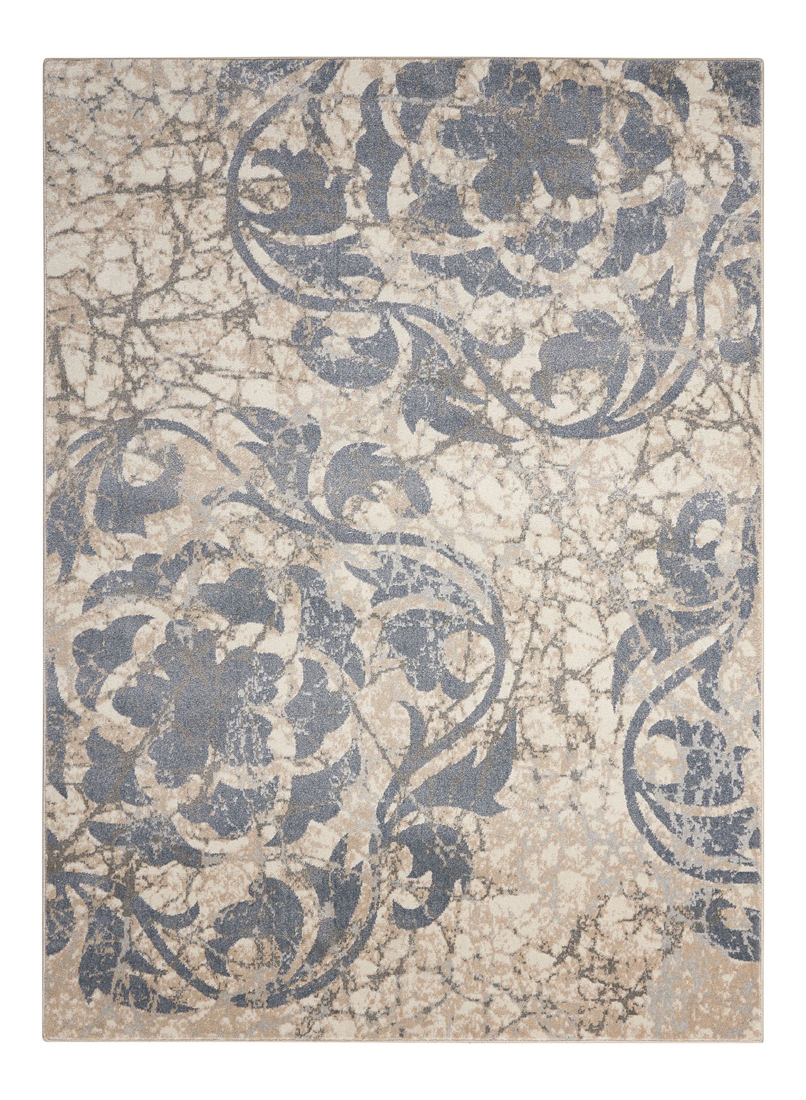 Nourison Maxell MAE10 Ivory Blue Rug