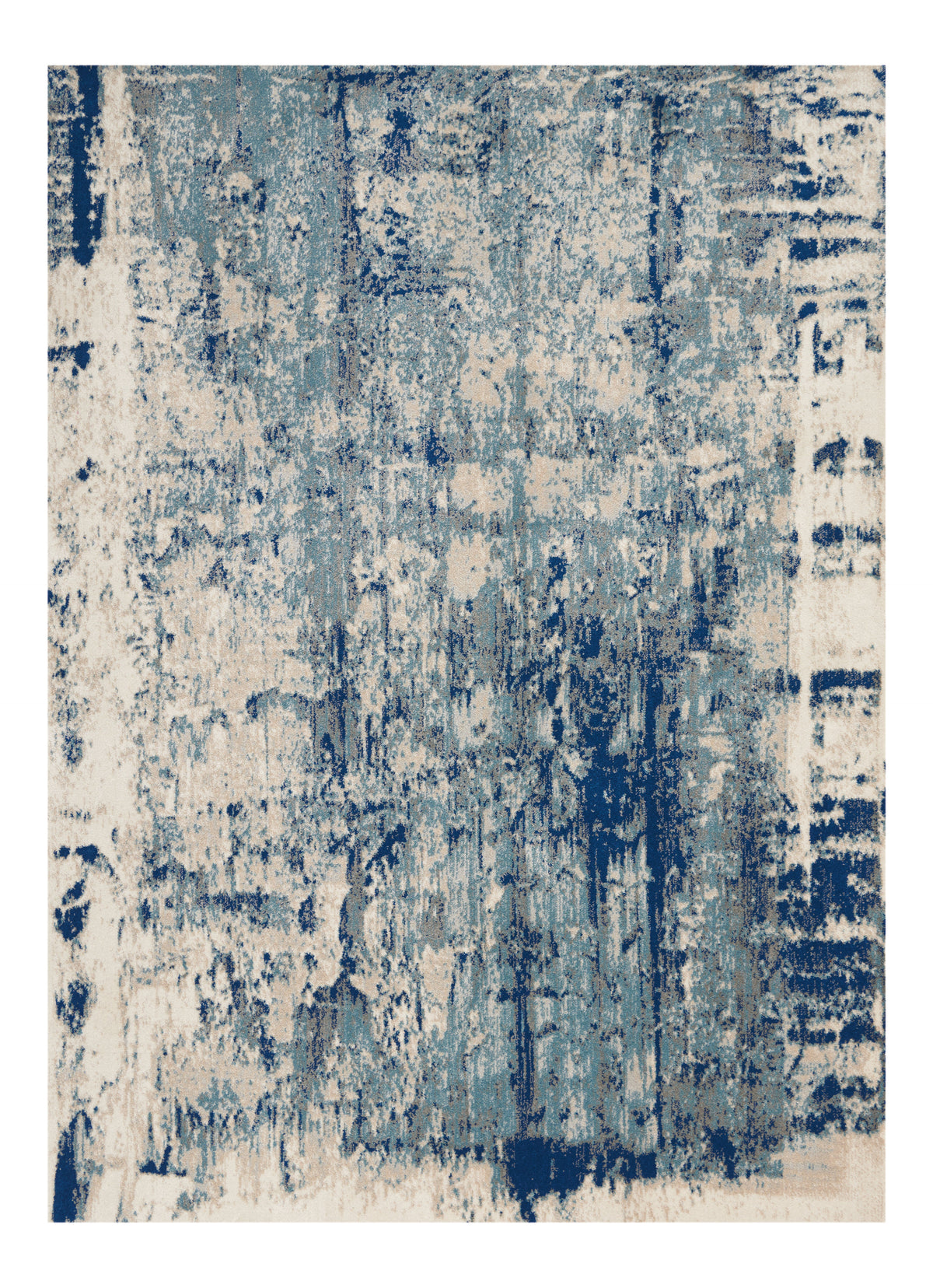 Nourison Maxell MAE16 Ivory Blue Rug