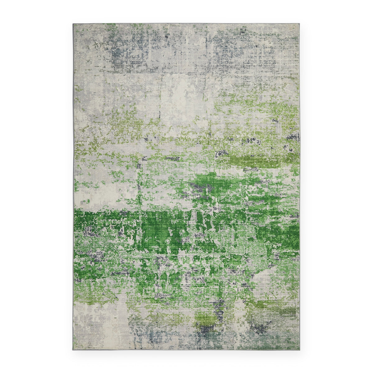 Concept Looms Lux Washable LUX08 Ivory Green Rug