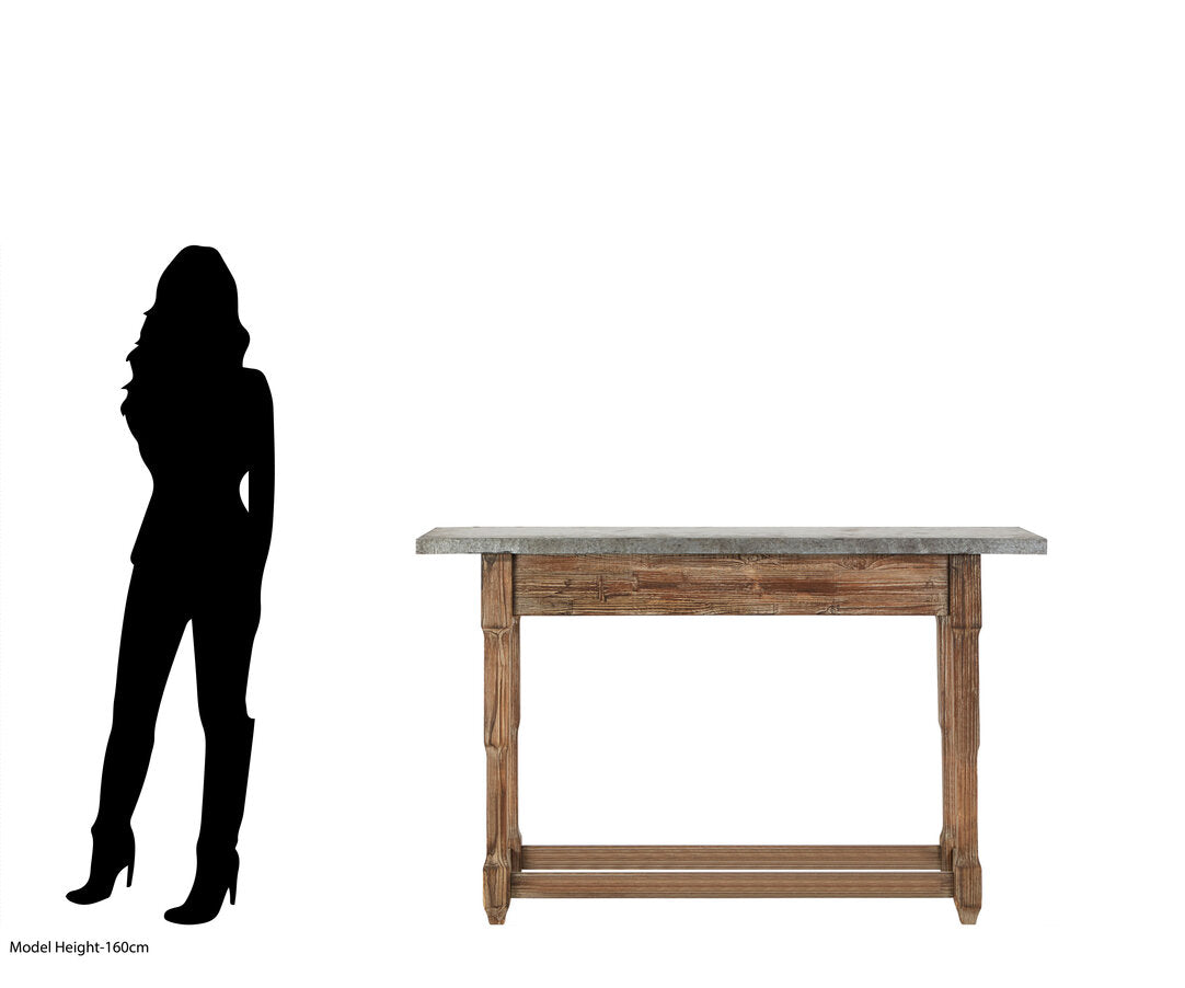 Rosado Antique Wood Finish Console Table