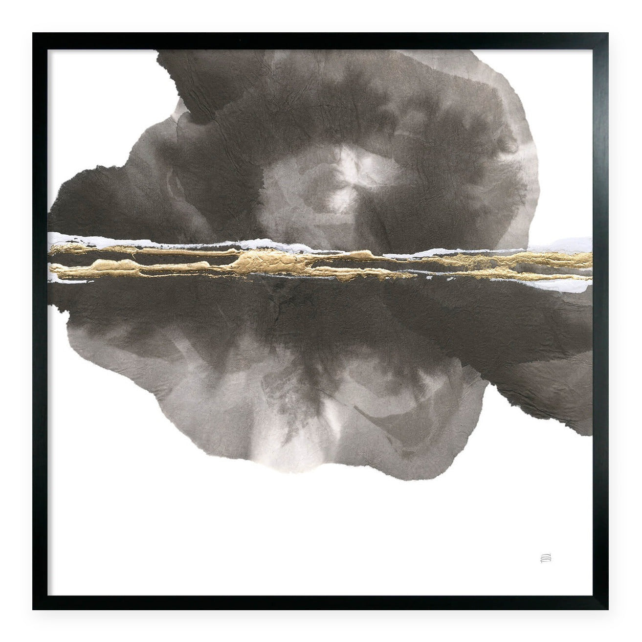 Mountain Reflection I - Framed Wall Art - 63x63cm