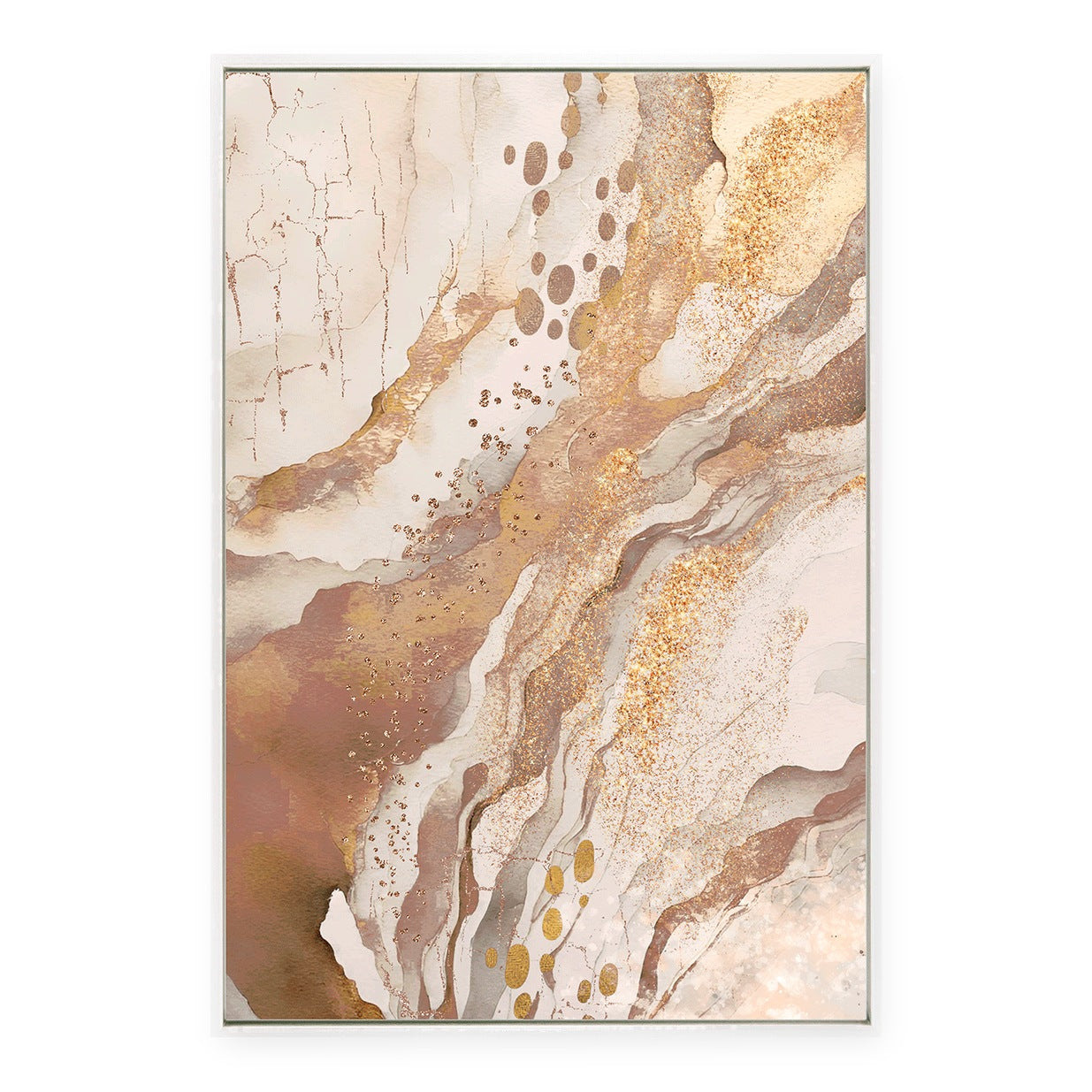 Mocha Delight II - Framed Wall Art - 94x64cm