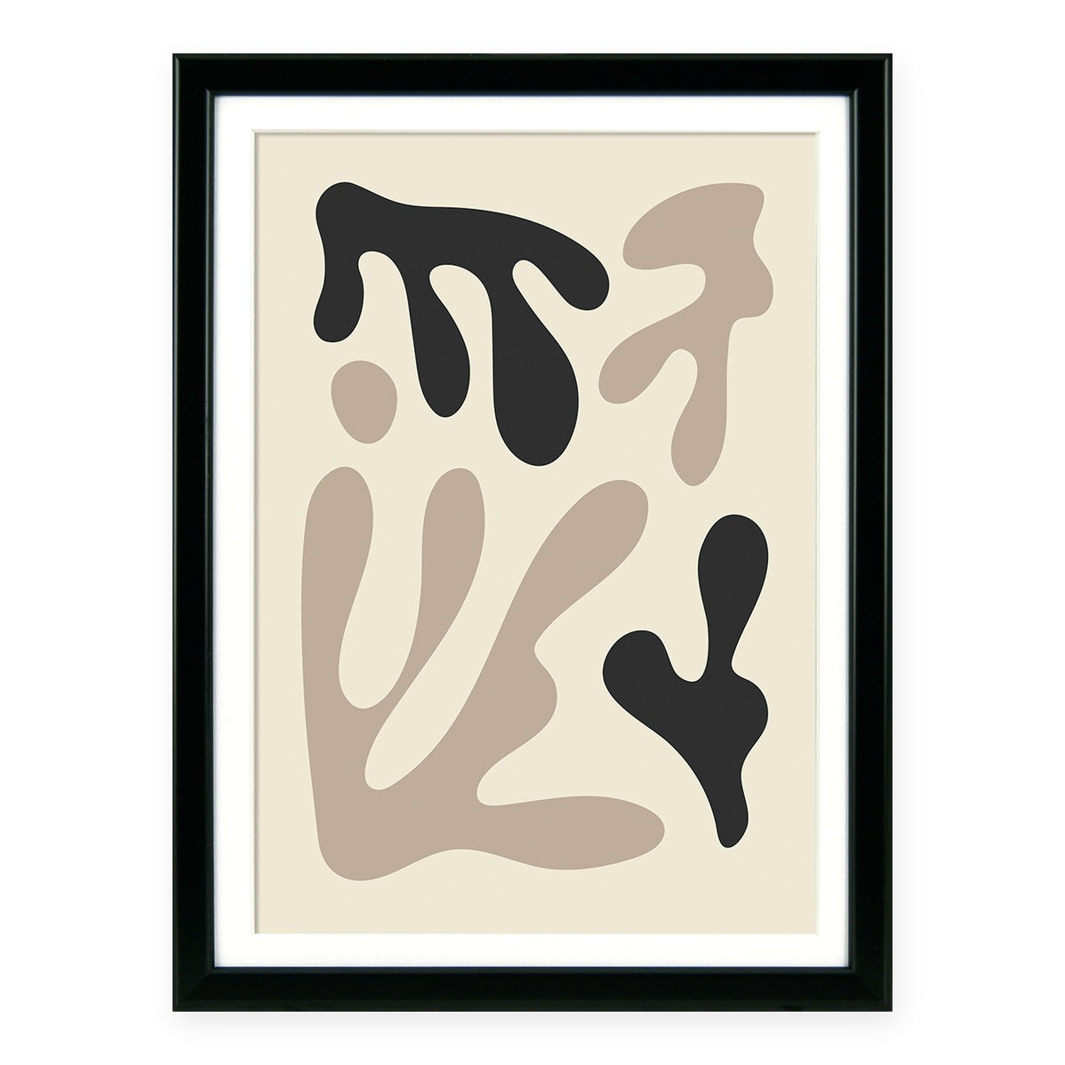 Impressionist Shapes IV - Framed Wall Art - 35x26cm