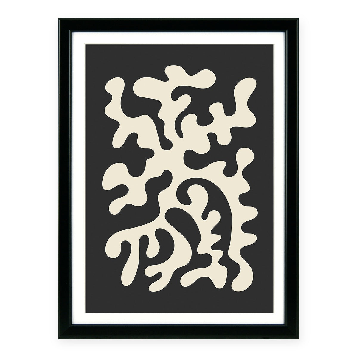 Impressionist Shapes II - Framed Wall Art - 35x26cm