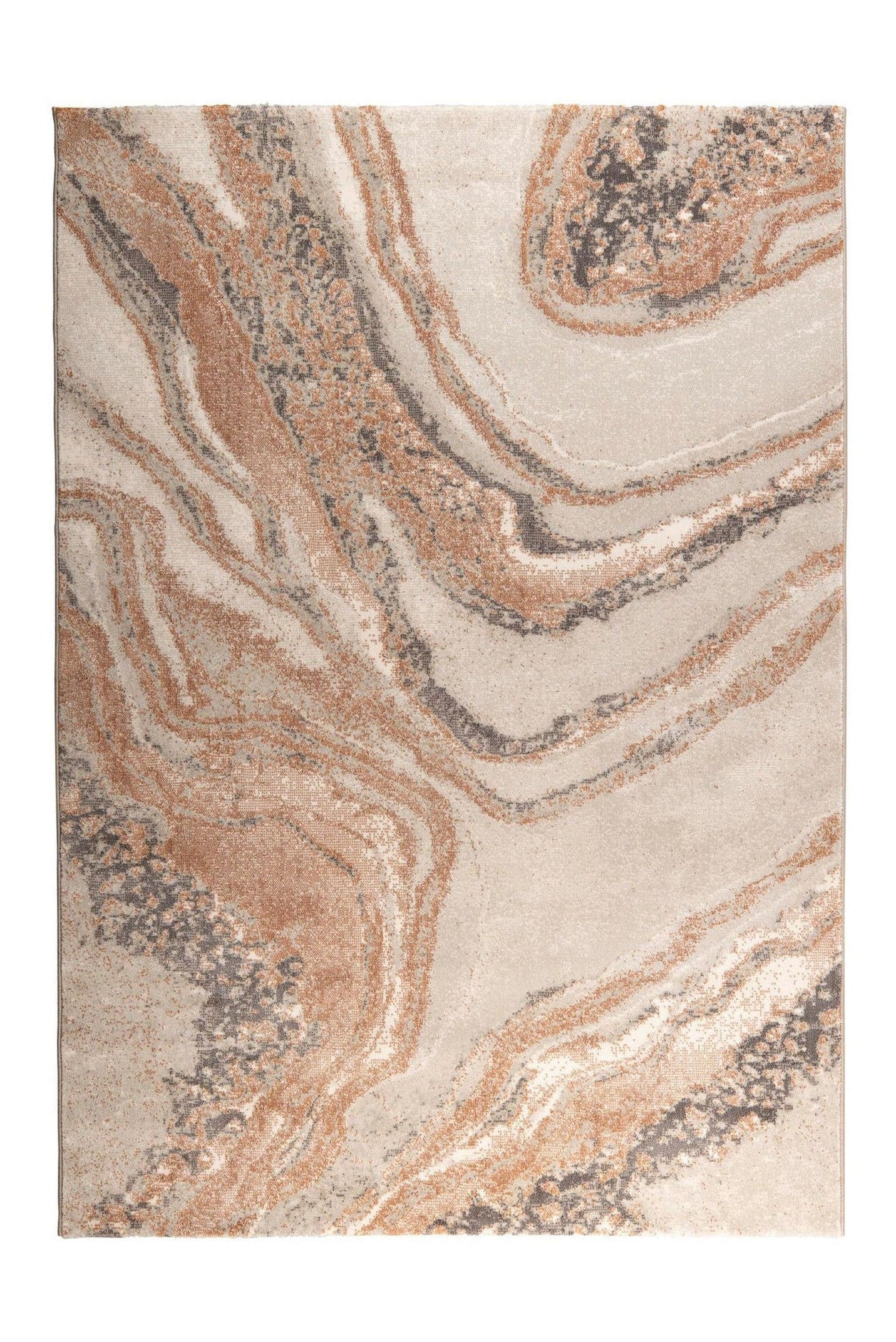 Zuiver Solar Grey/Terra Rectangle Rug 160x230