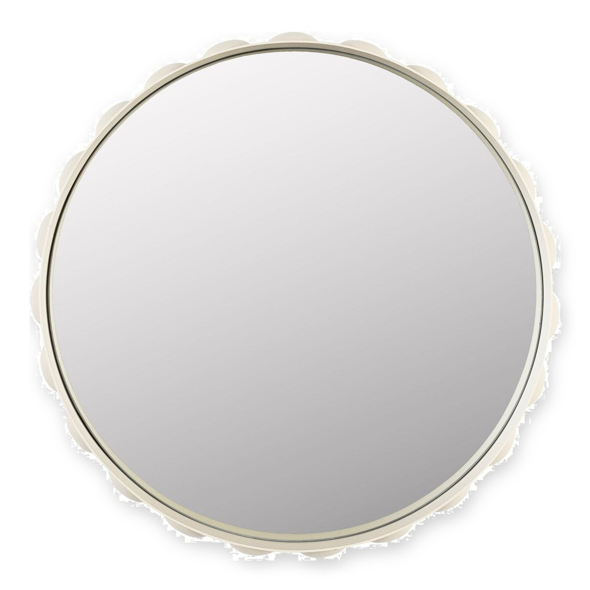 Zuiver Bubbles Beige Round Wall Mirror