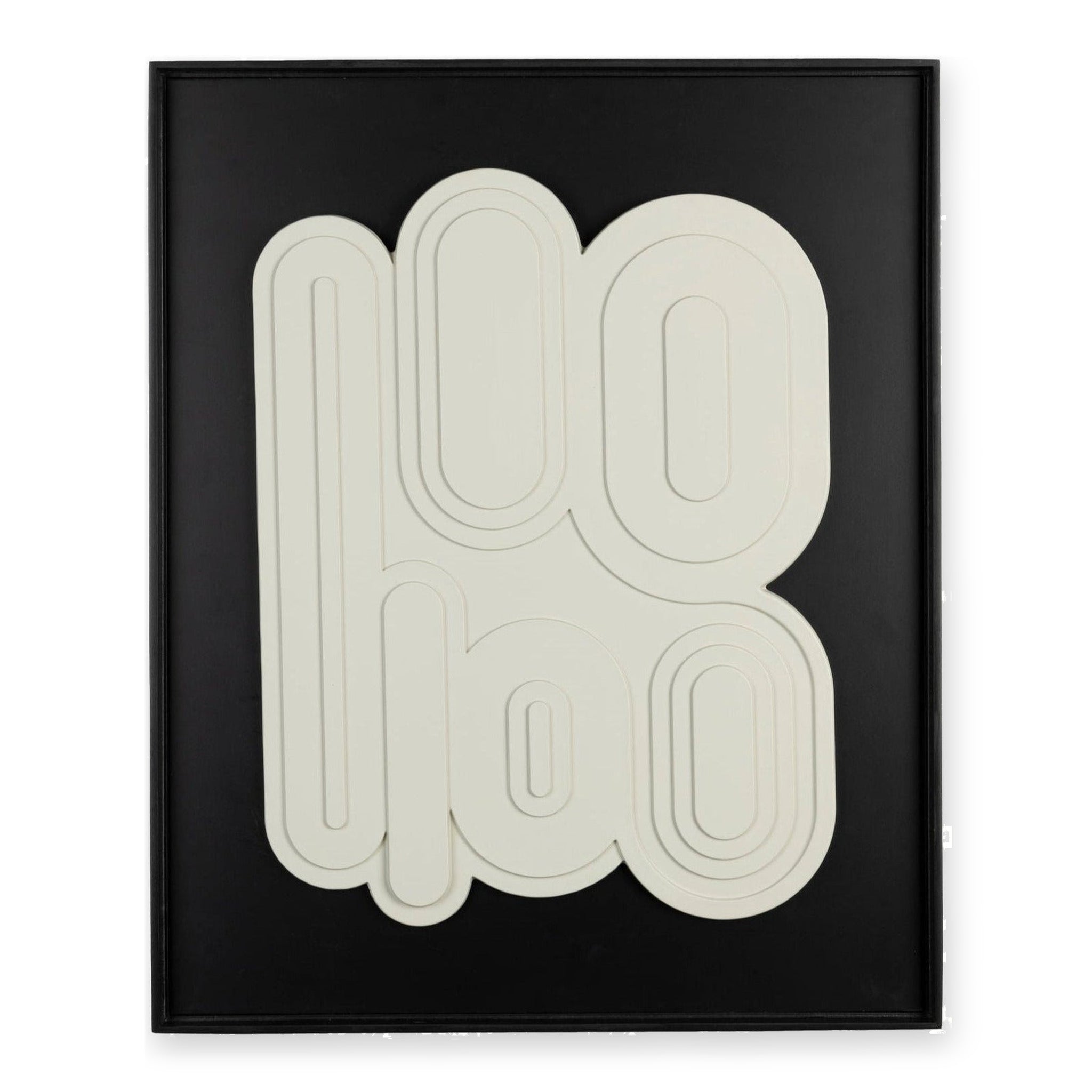 Zuiver August Black & White Mould Wall Art
