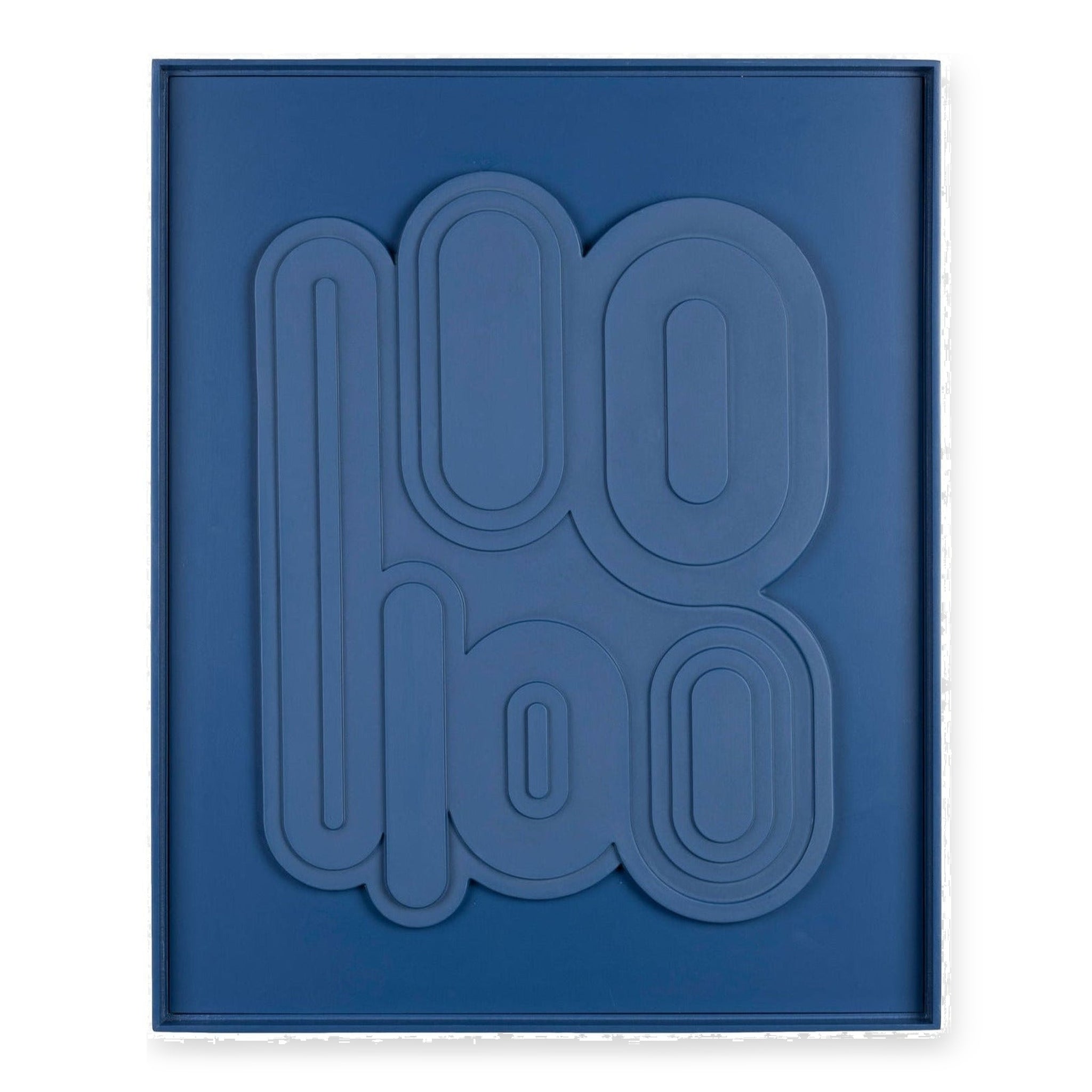 Zuiver August Navy Blue Mould Wall Art