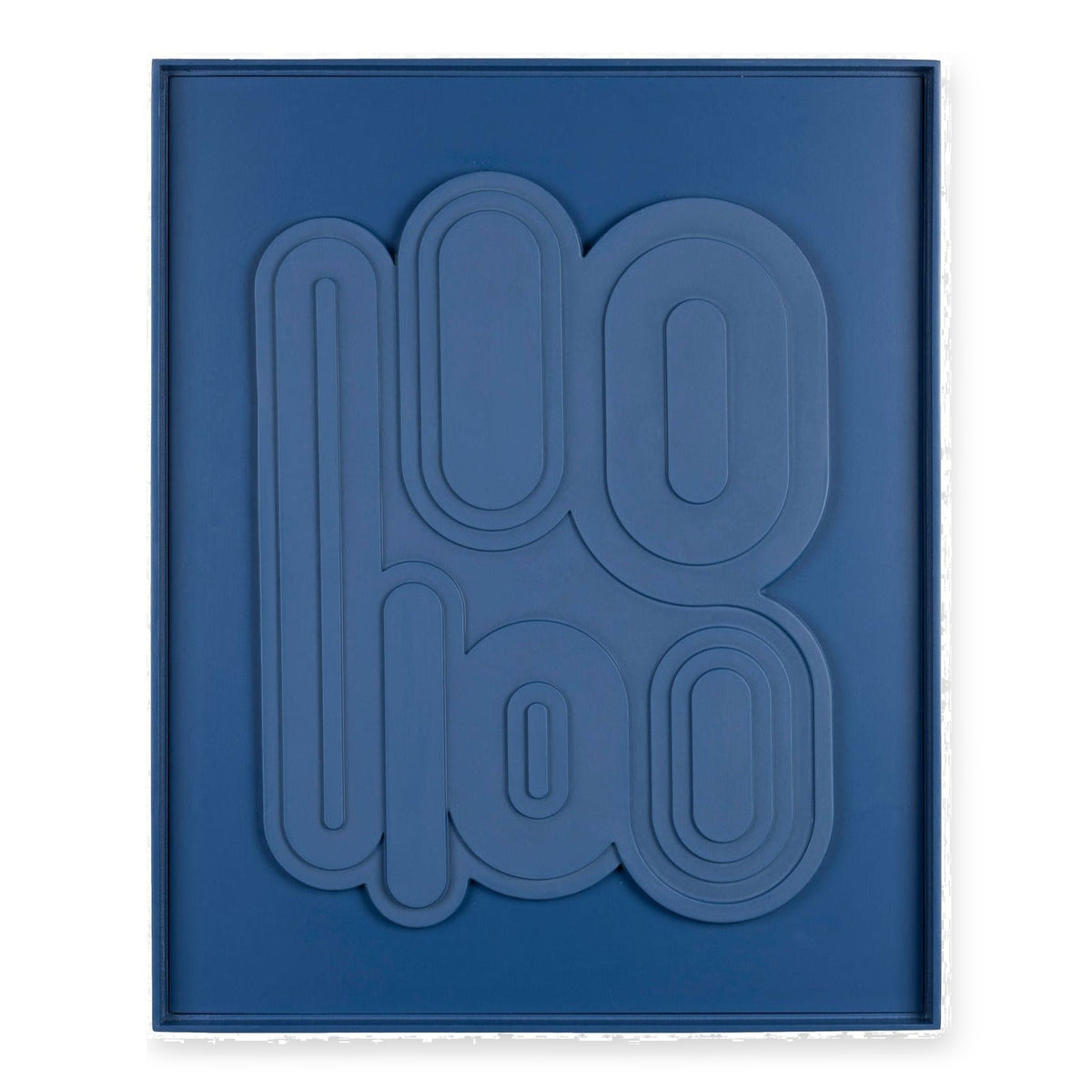 Zuiver August Navy Blue Mould Wall Art