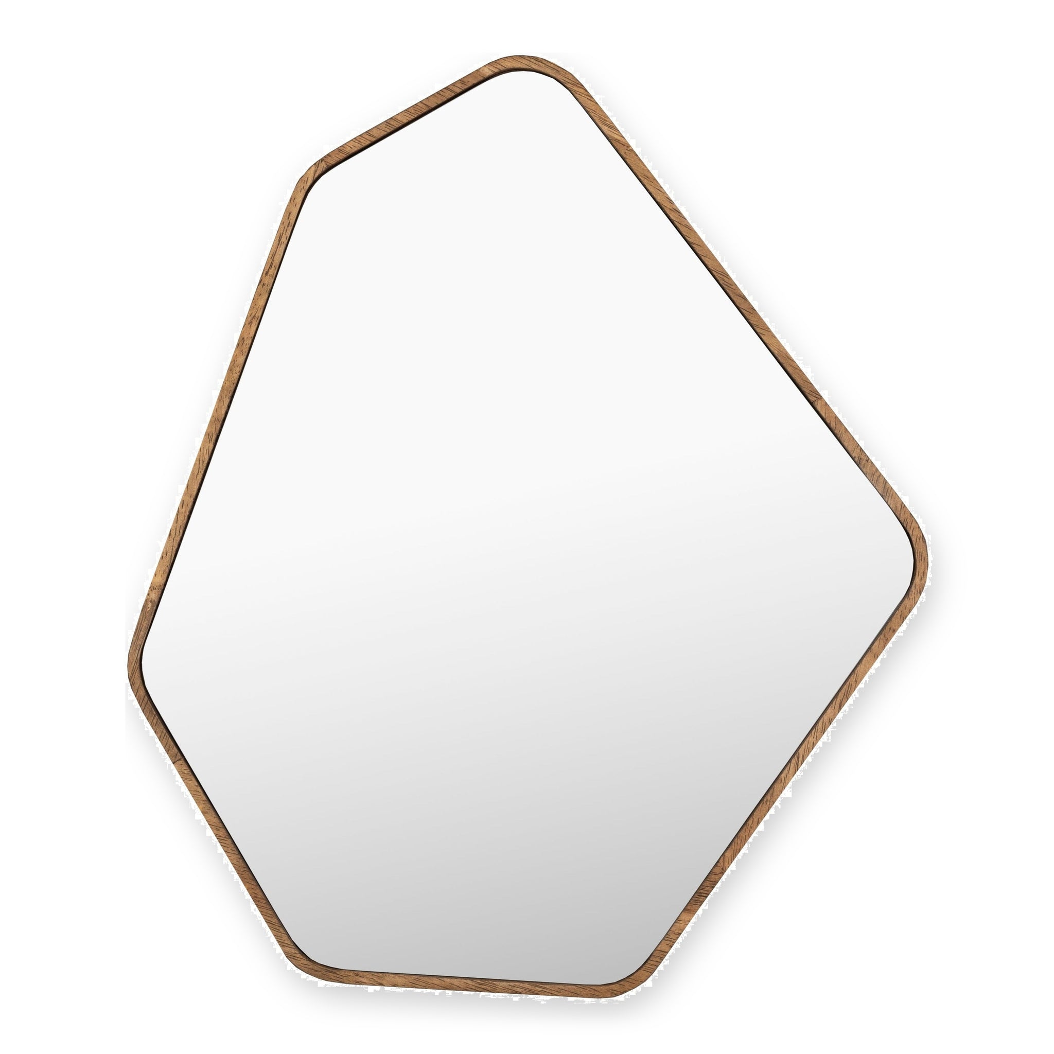 Dutchbone Bryn Abstract Natural Wood Wall Mirror