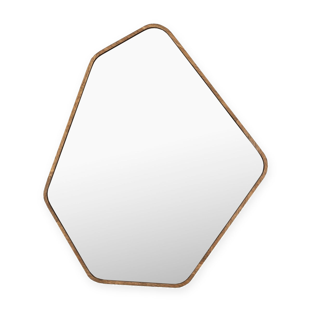 Dutchbone Bryn Abstract Natural Wood Wall Mirror