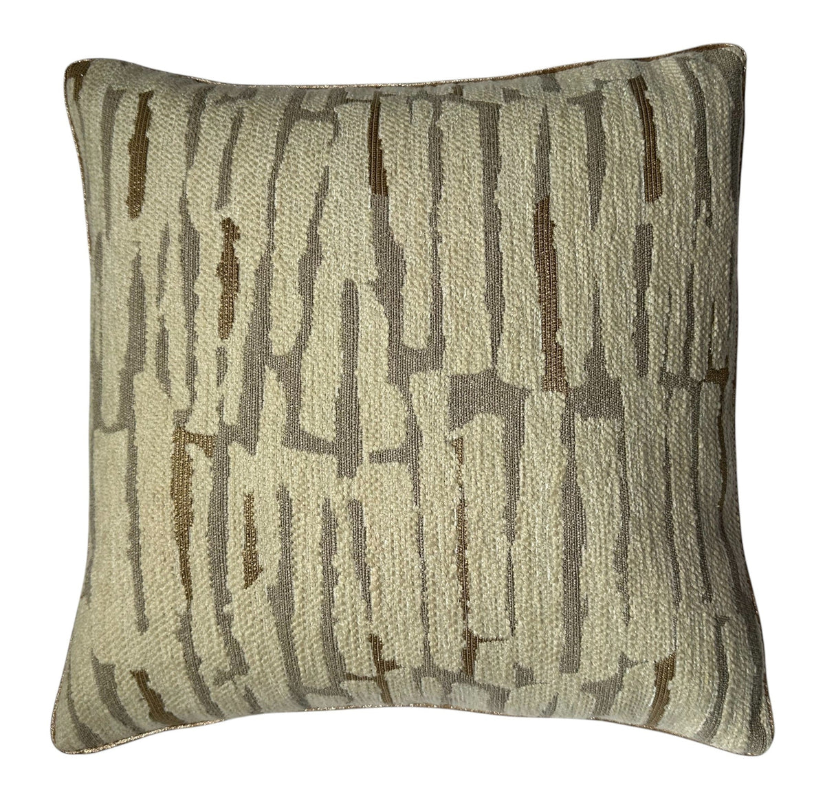 Malini Textured Neutral Square Cushion 50x50