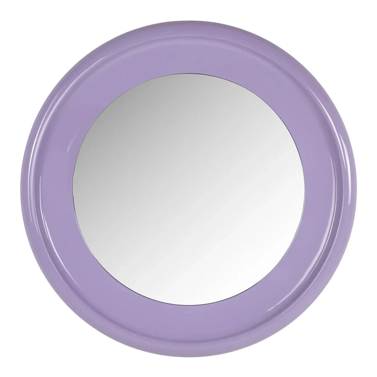 Richmond Interiors Blissey Purple Round Wall Mirror