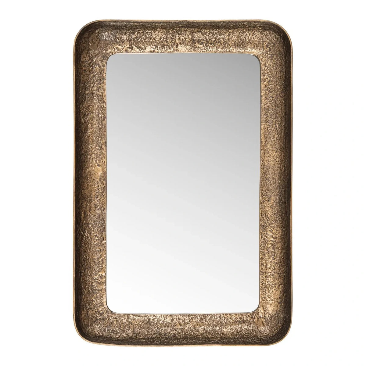 Richmond Interiors Loan Antique Brass Wall Mirror