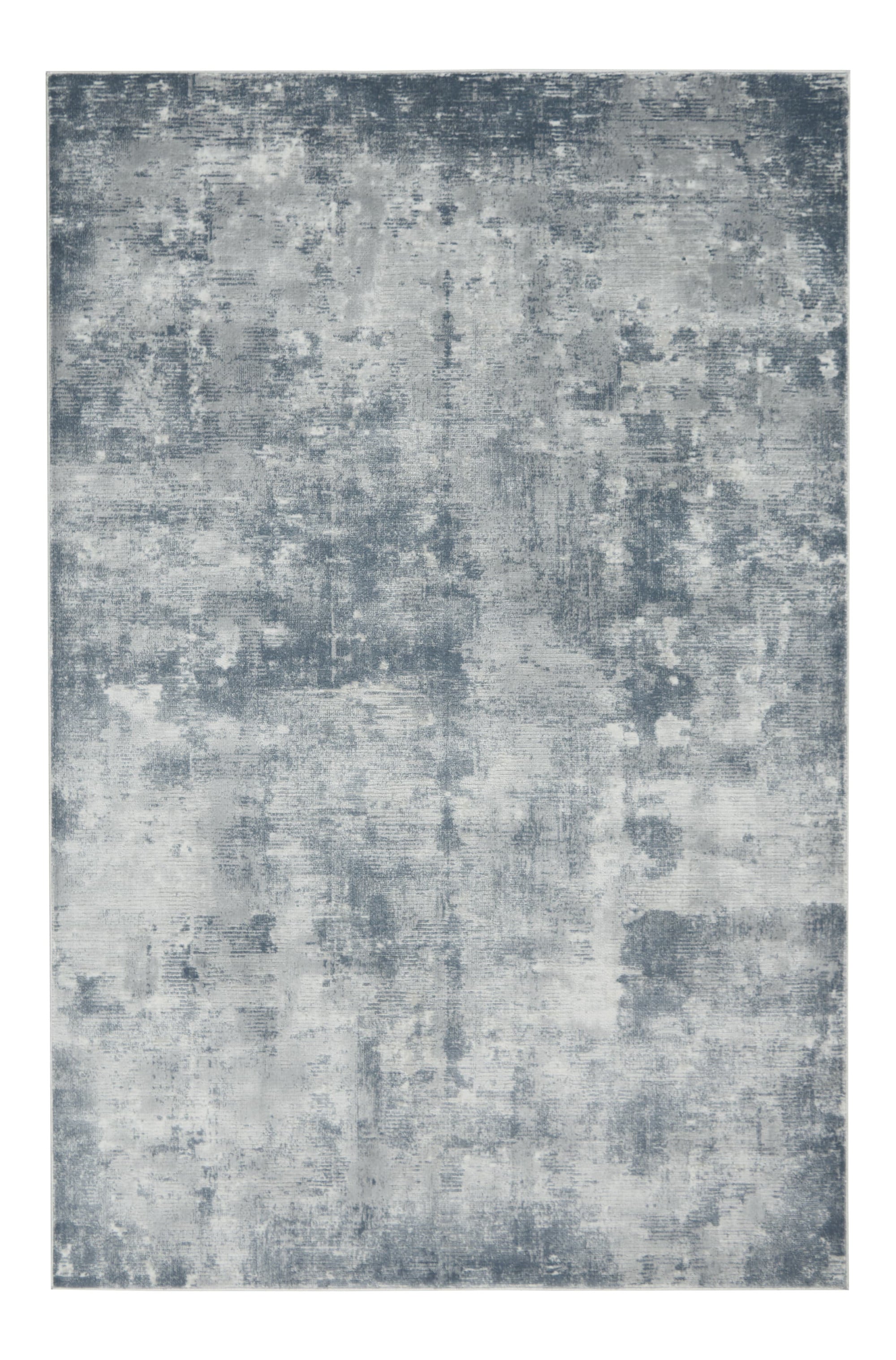 Nourison Rustic Textures RUS05 Dark Grey Large Rug 221x160cm - CLEARANCE