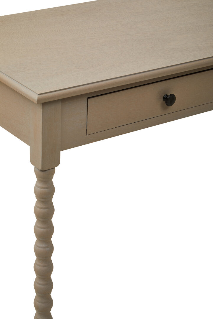 Donata 2 Drawer Desk with Natural Wash