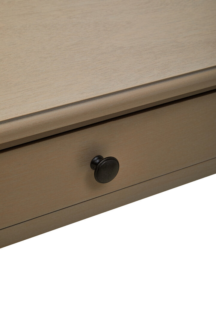 Donata 2 Drawer Desk with Natural Wash