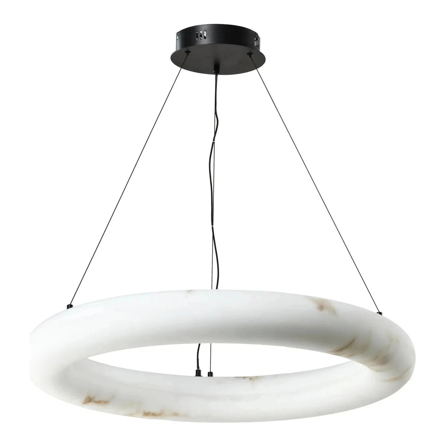 Richmond Interiors Solmira White Halo Chandelier