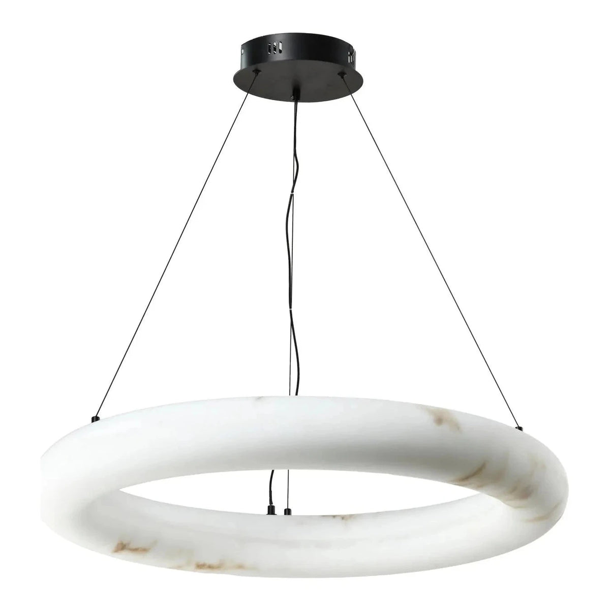 Richmond Interiors Solmira White Halo Chandelier