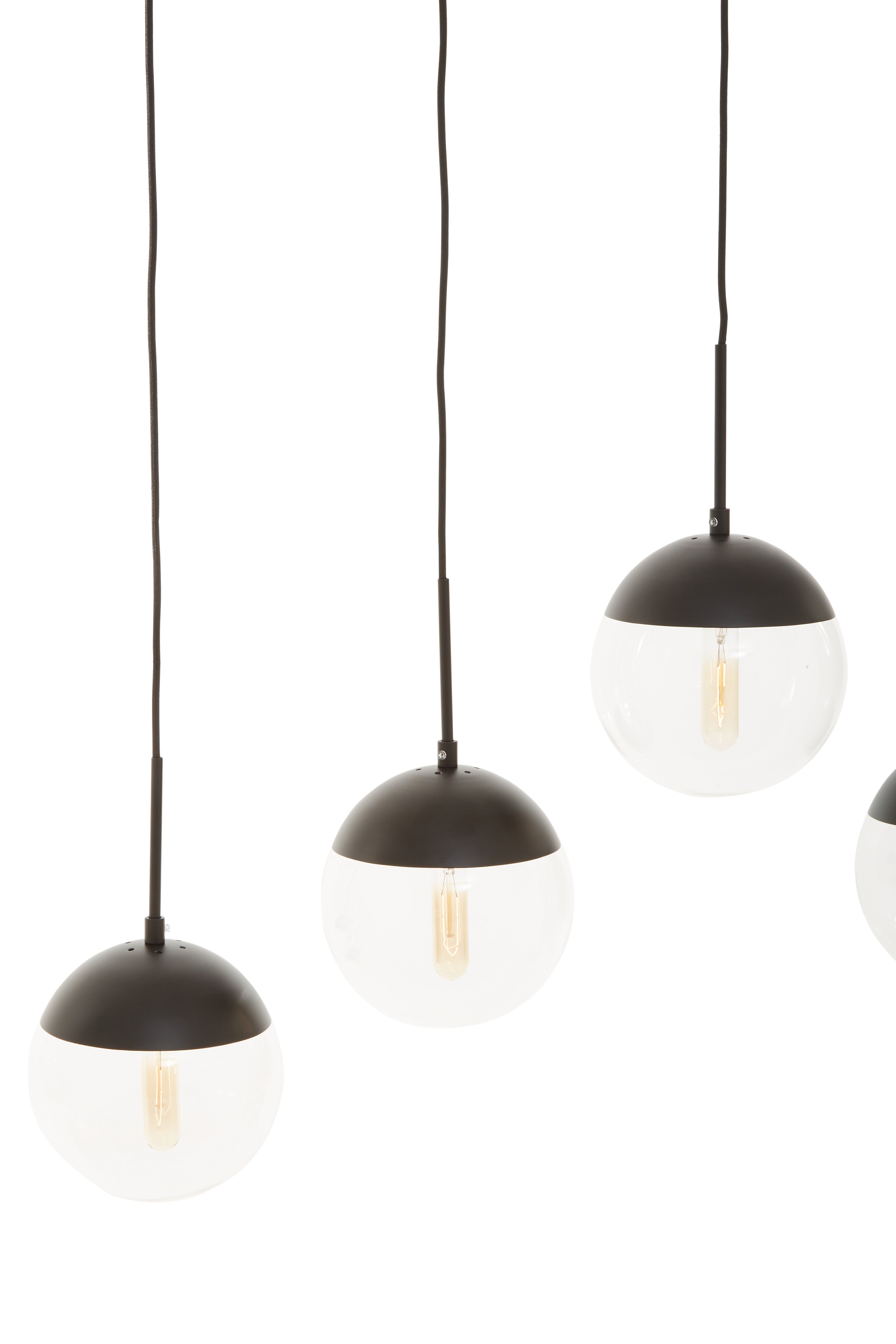 Kidston Clear Glass Shades Pendant Light