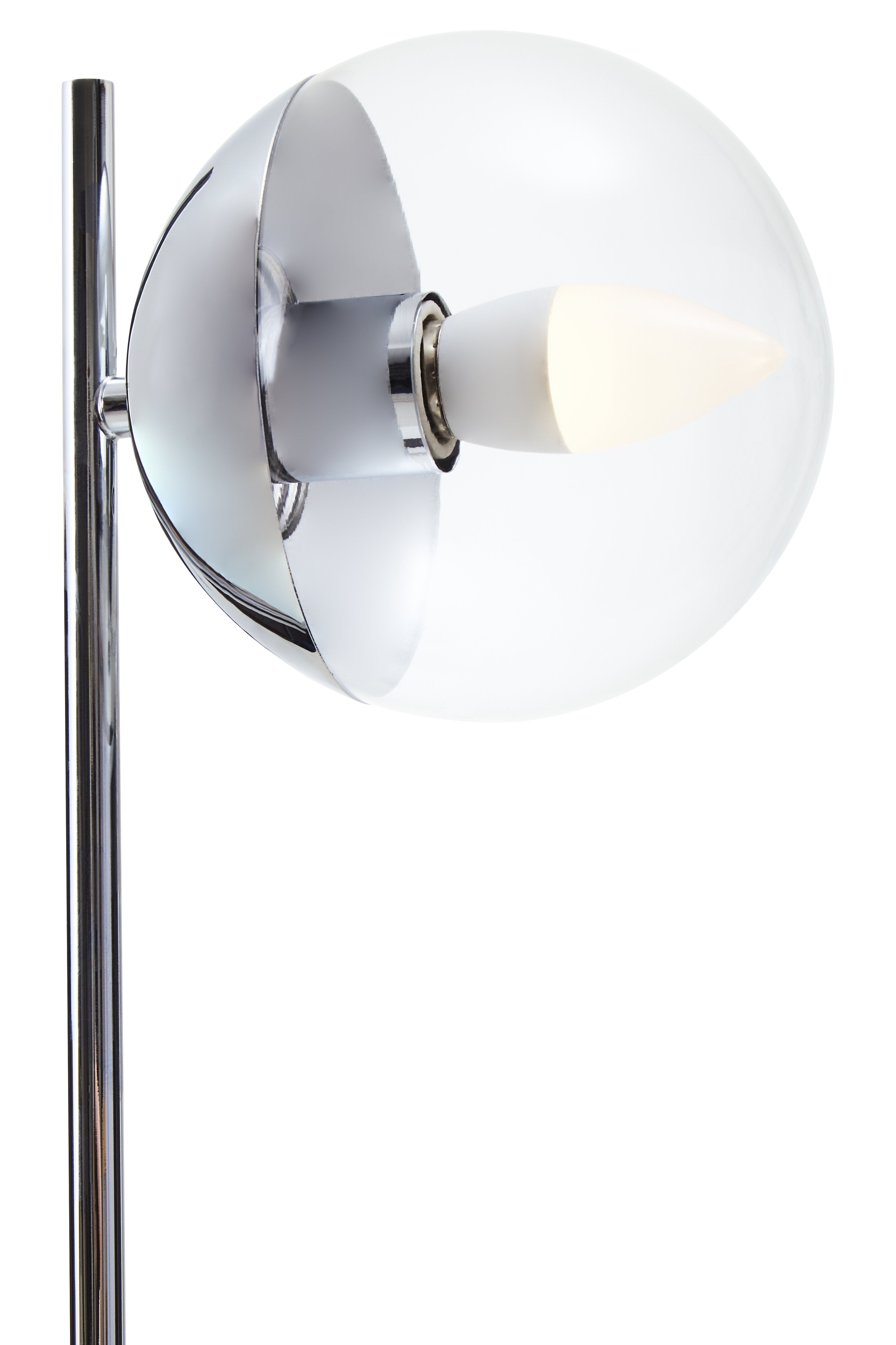 Kidston Small Silver Finish Metal Table Lamp