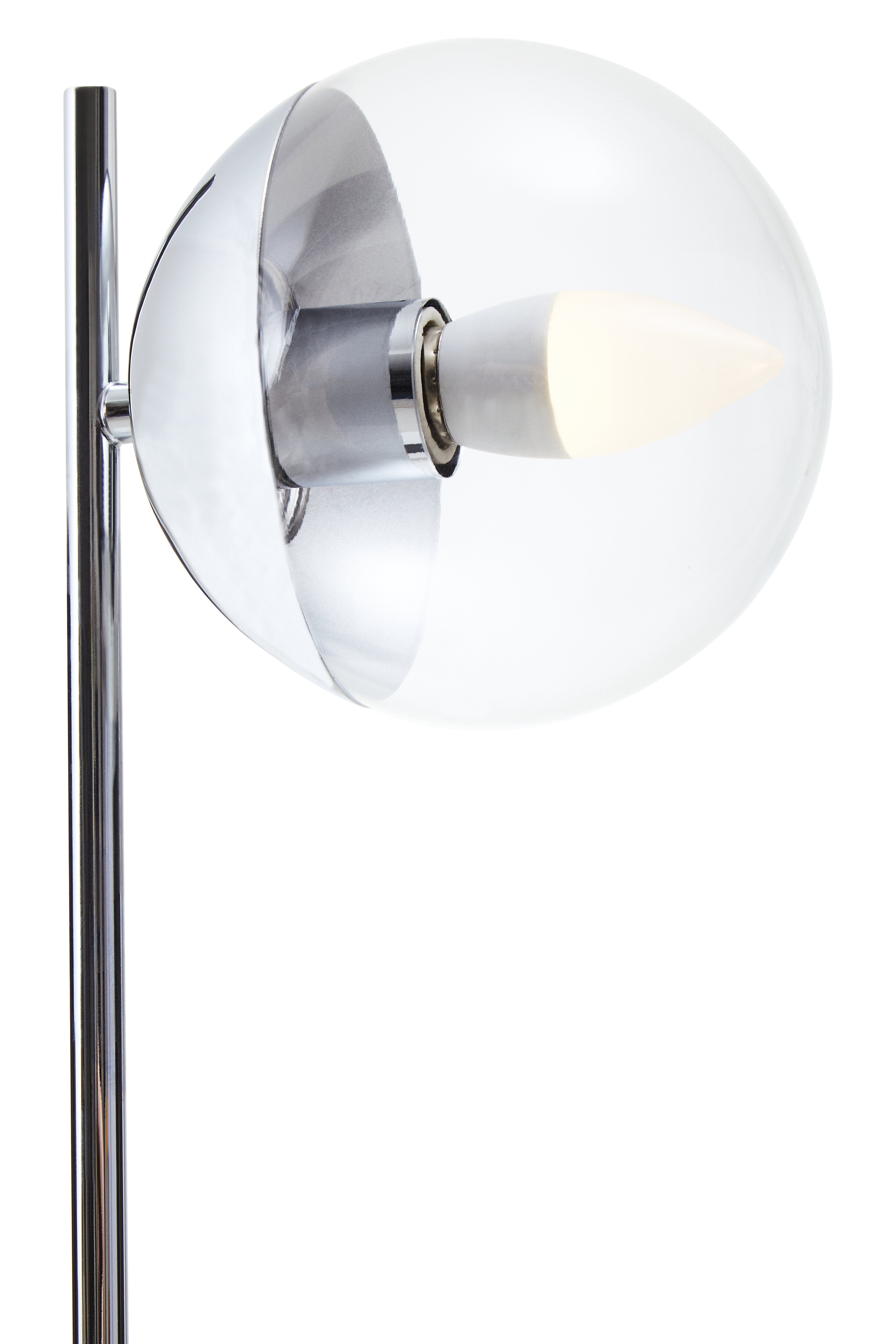 Kidston Small Silver Finish Metal Table Lamp
