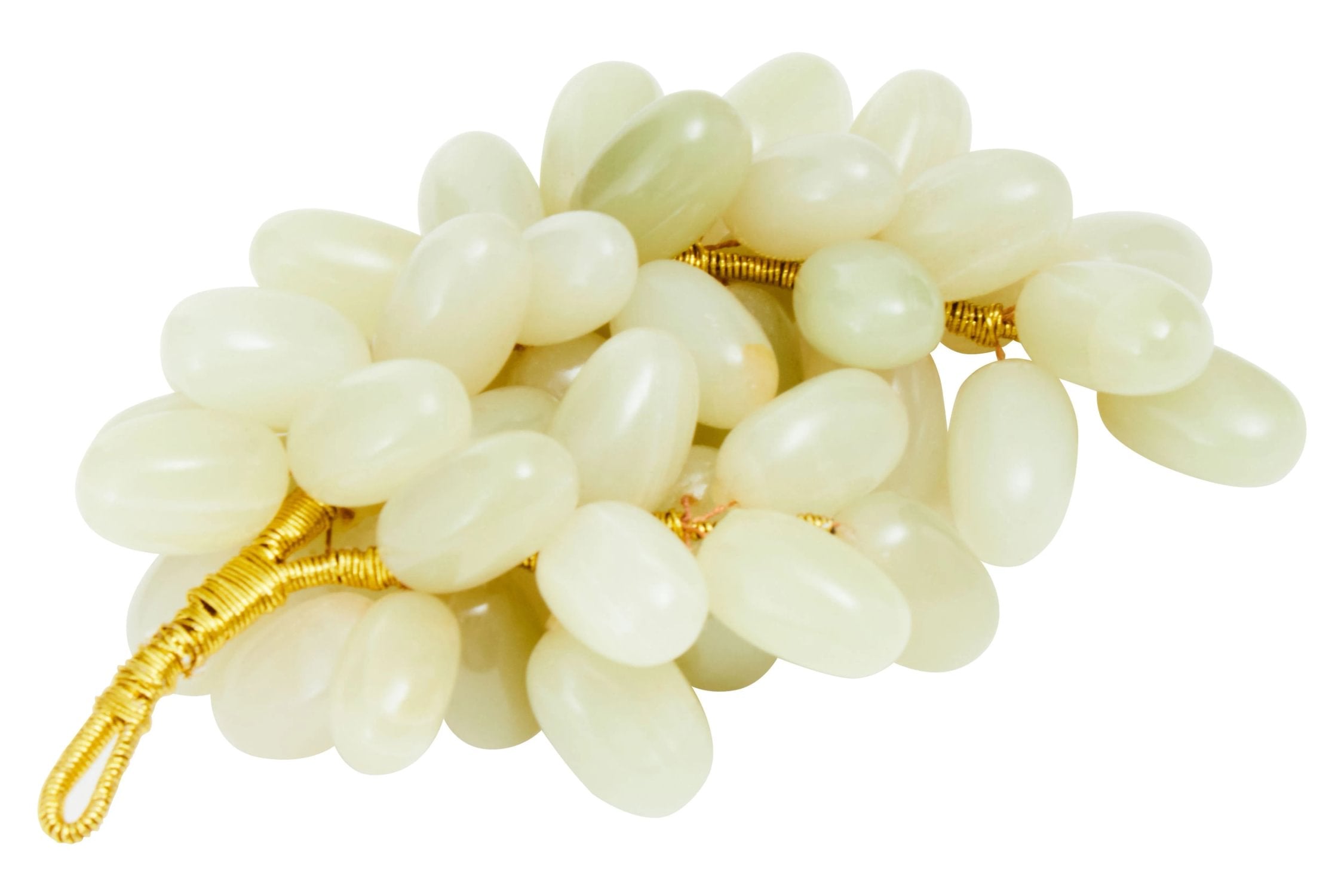 Opaline Green Onyx Decorative Grapes