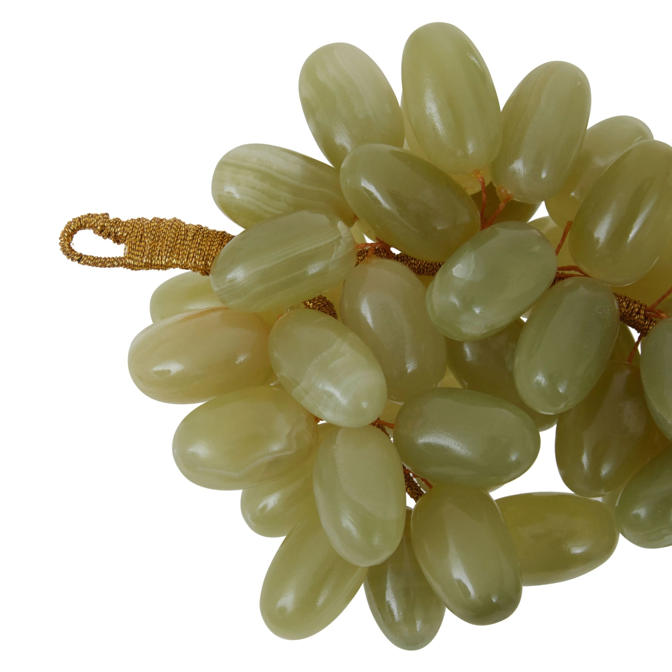 Opaline Green Onyx Decorative Grapes