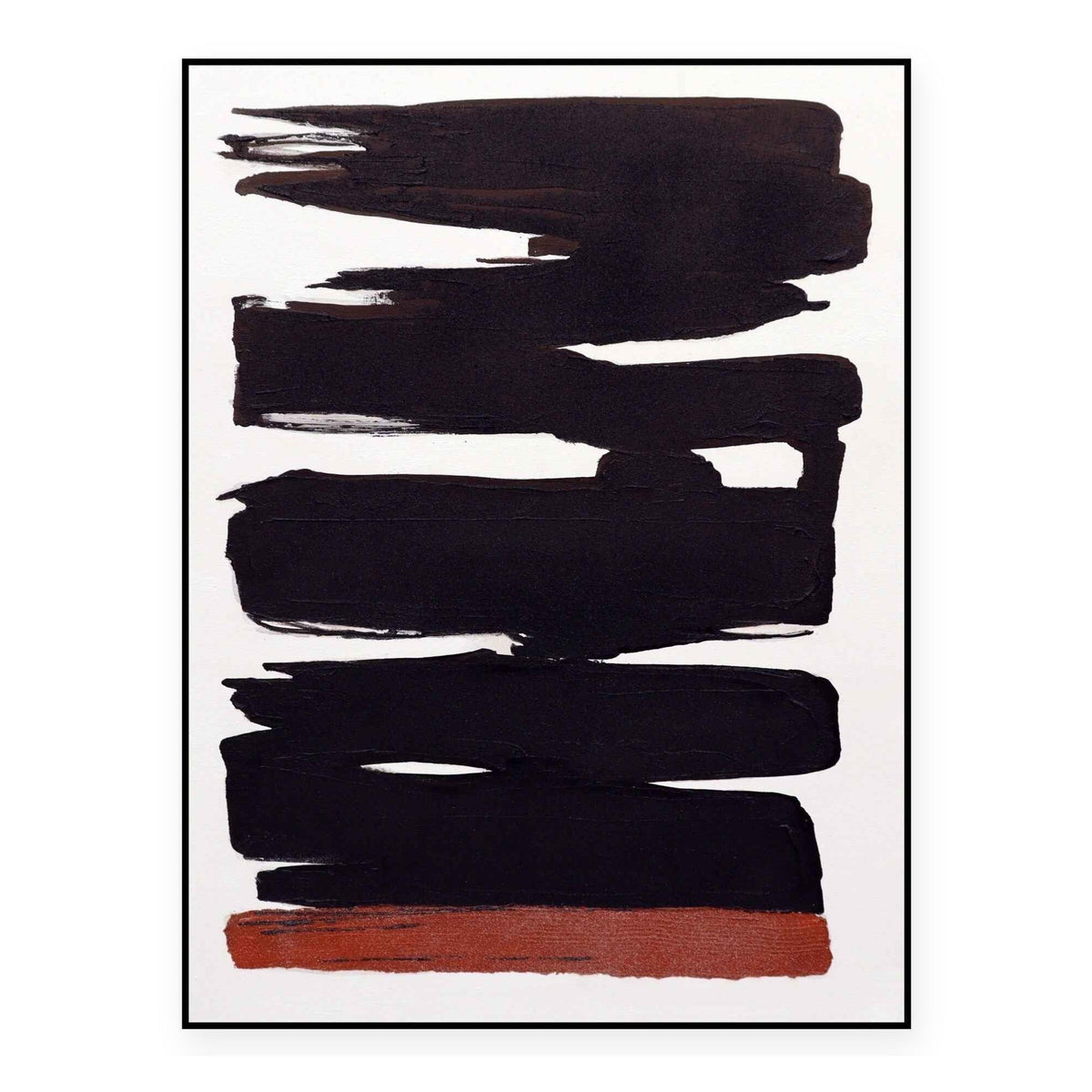 Abstract Composition II Hand-Painted Canvas Wall Art