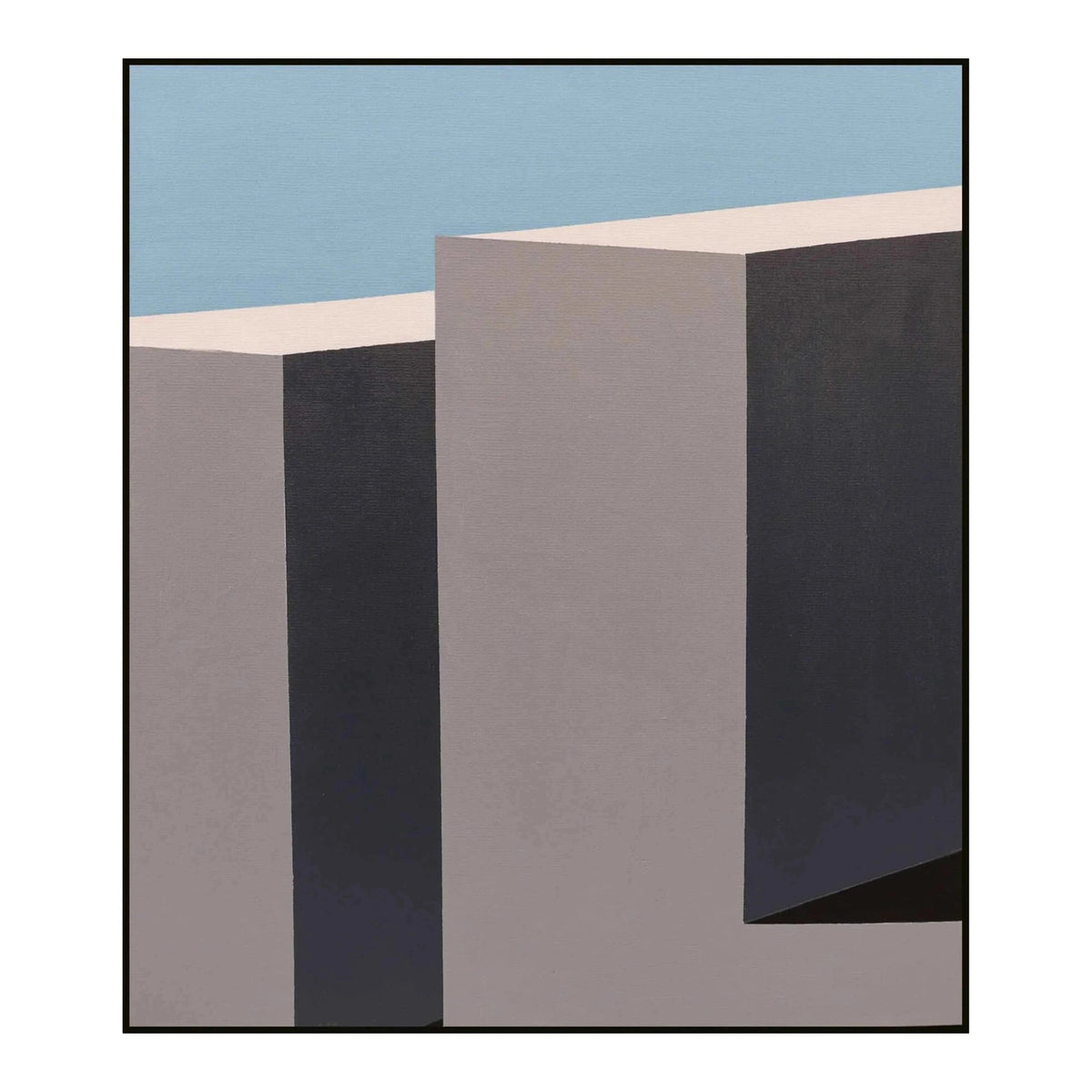 Archo Blue & Brown Painting