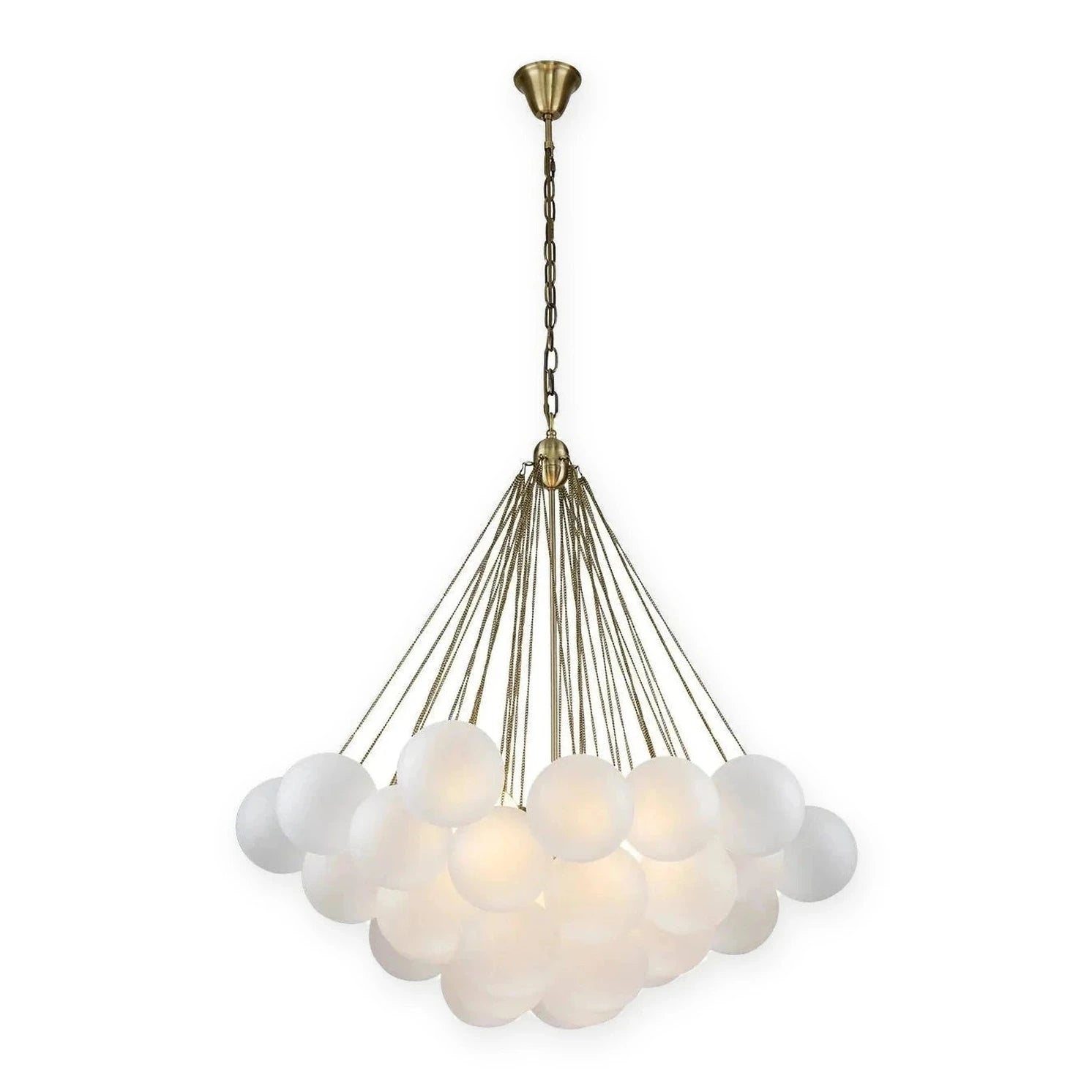 Cloud Antique Brass Pendant Light