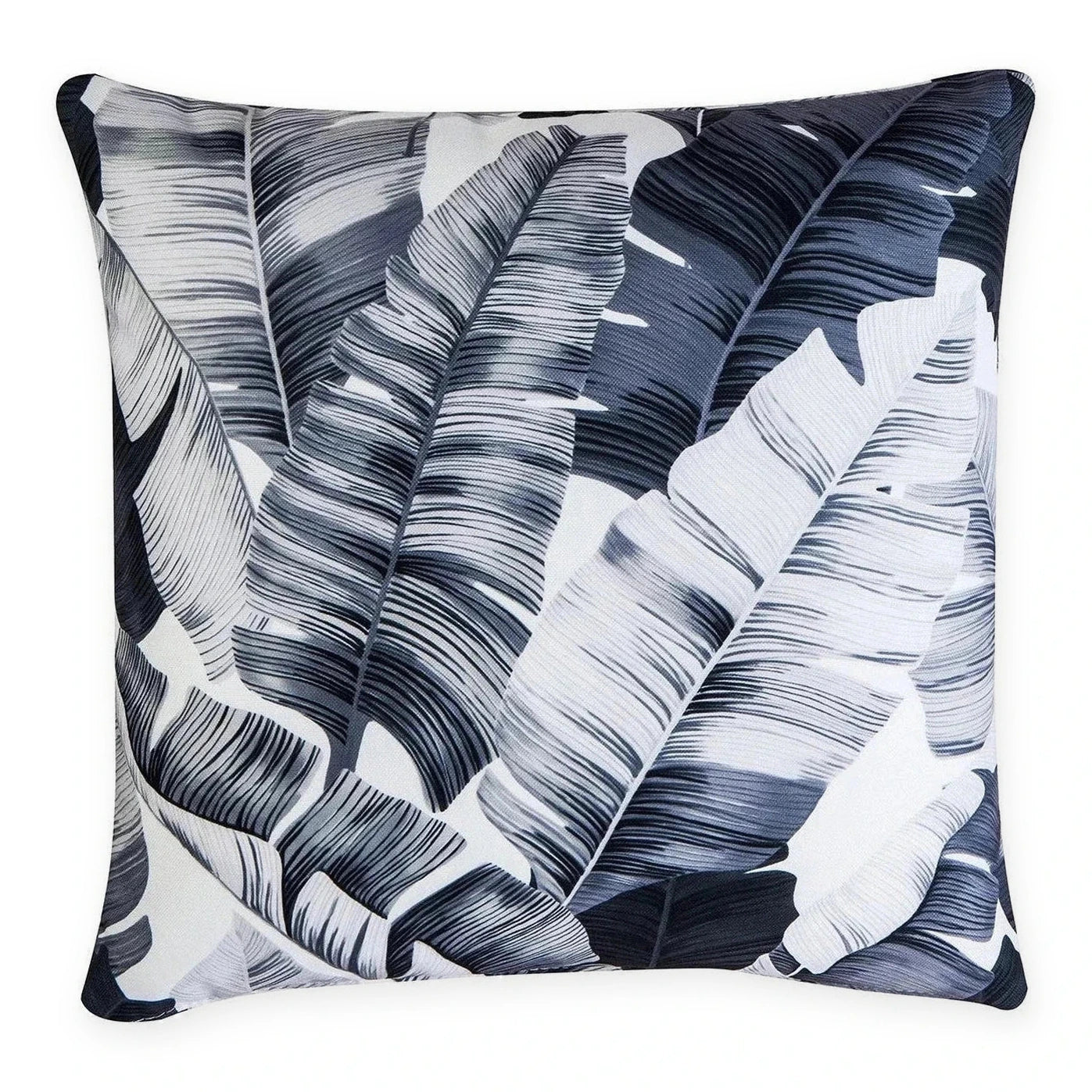 Tropical Black & White Cushion