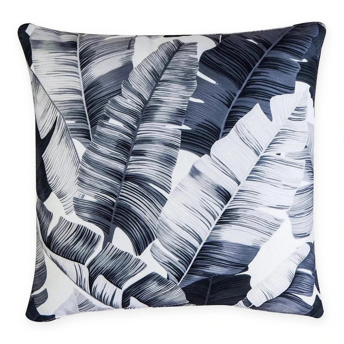 Tropical Black & White Cushion