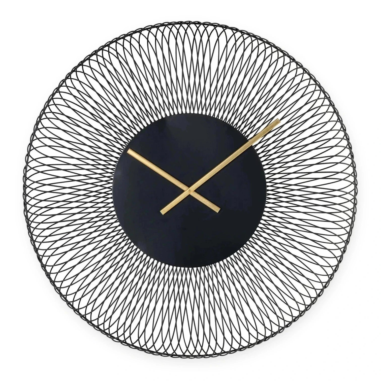 Richmond Interiors Blunt Black Wall Clock