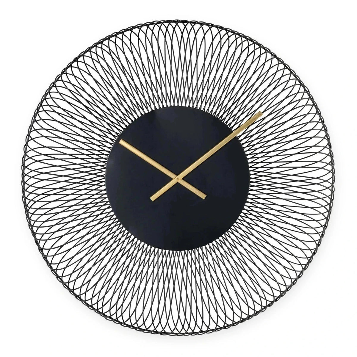 Richmond Interiors Blunt Black Wall Clock