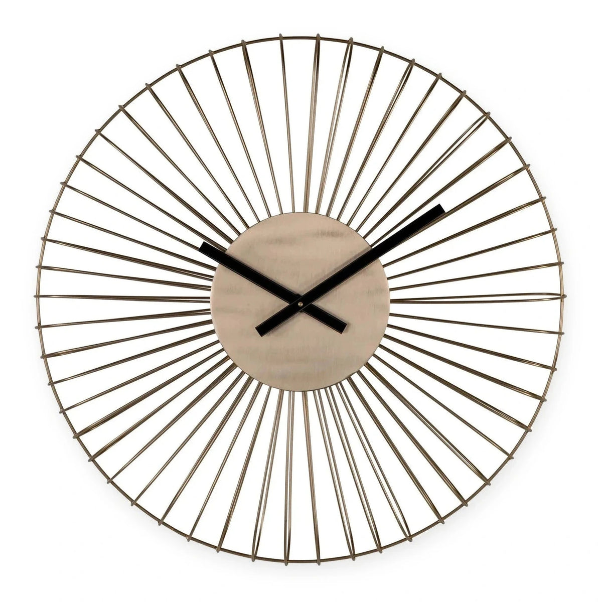 Richmond Interiors Wirle Gold Wall Clock