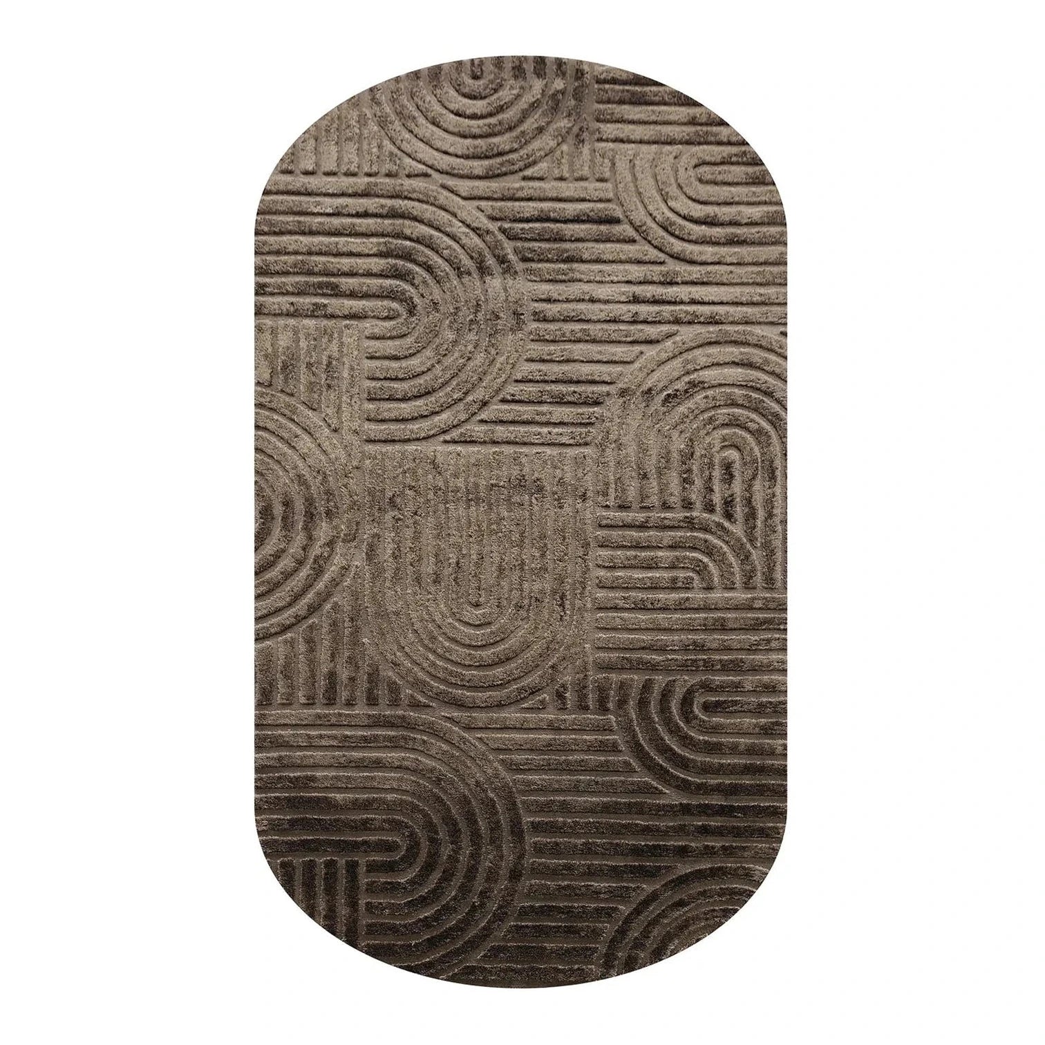 Richmond Interiors Liff Dark Brown Rug 200x350cm