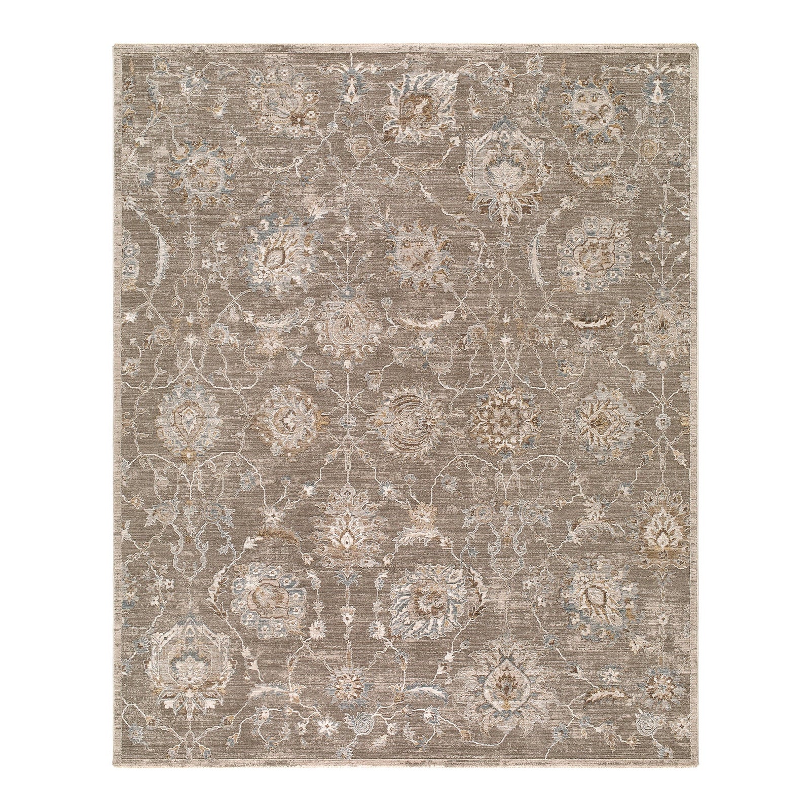 Arda Brown & Charcoal Vintage Rug