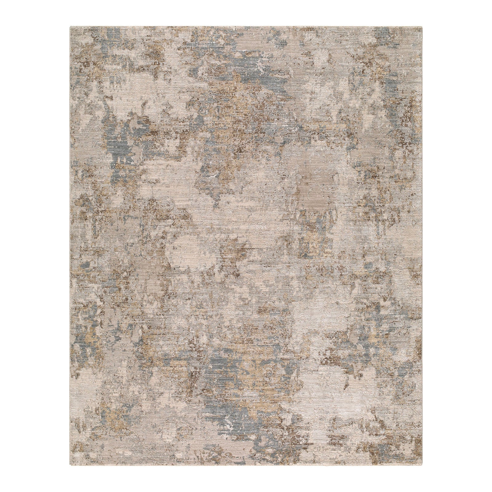 Arda Grey Abstract Rug