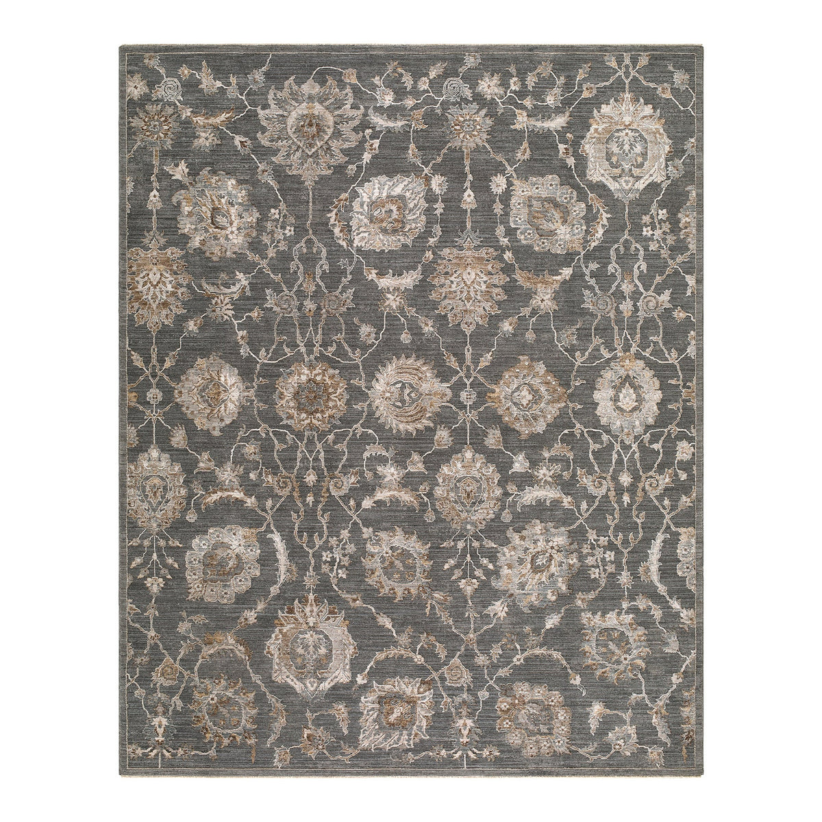 Arda 2305 Blue, Teal & Dark Green Vintage Rug