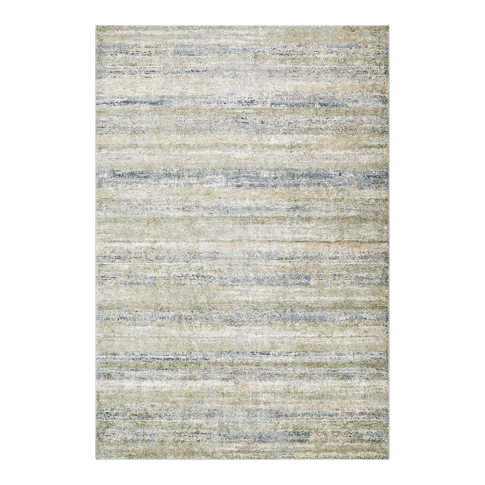 Avellino Green & Blue Abstract High Pile Rug