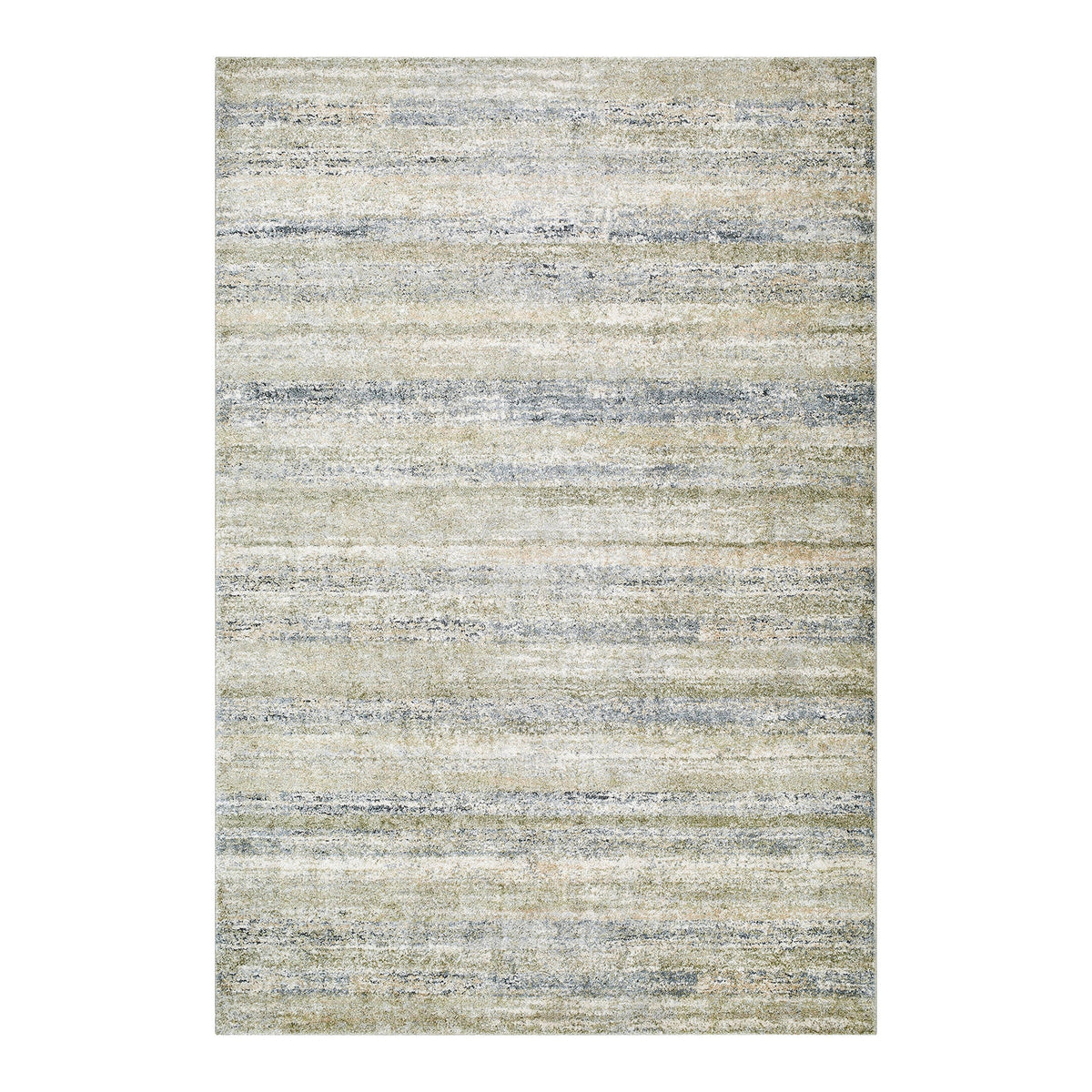 Avellino Green & Blue Abstract High Pile Rug