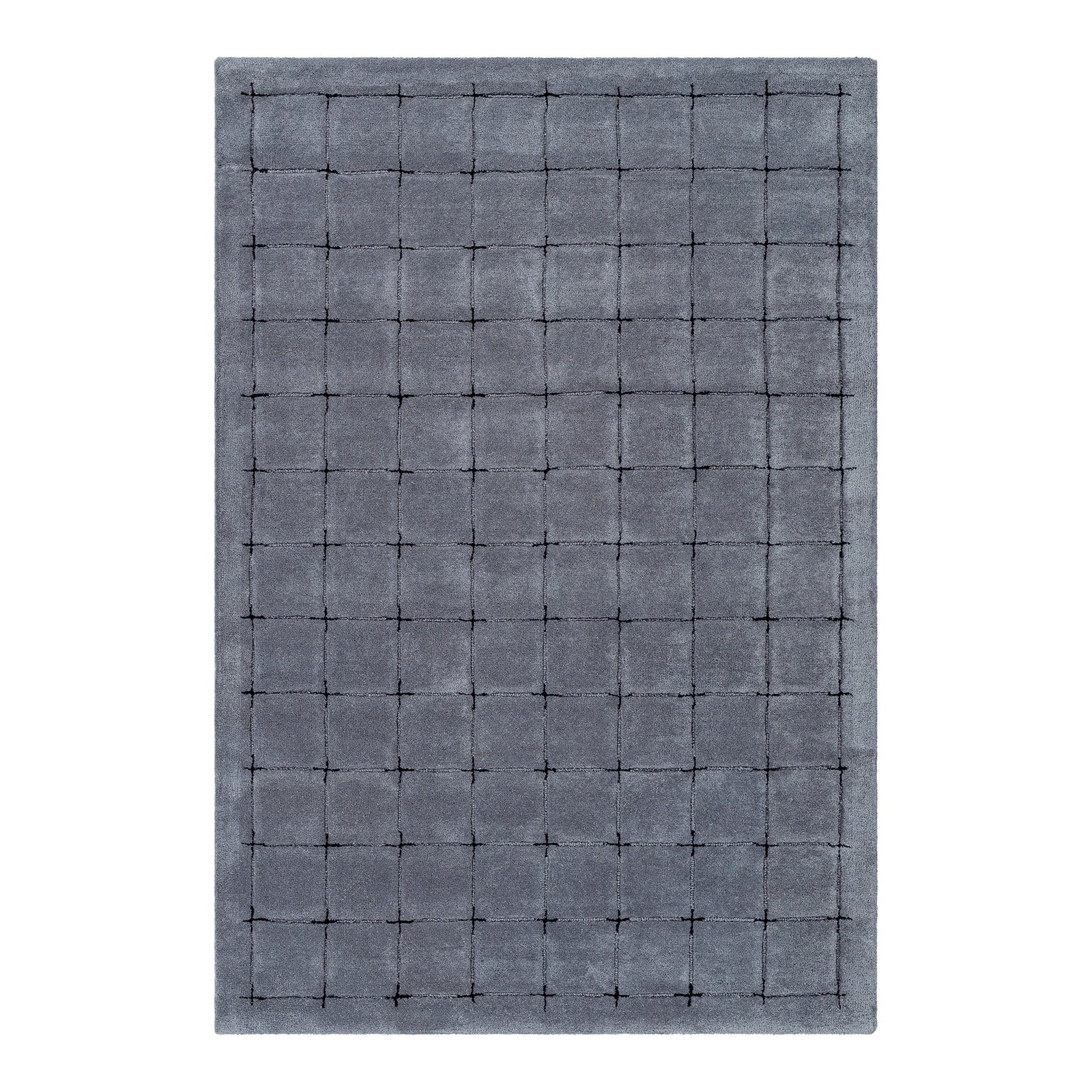 Brook Grey & Charcoal Modern Wool Rug